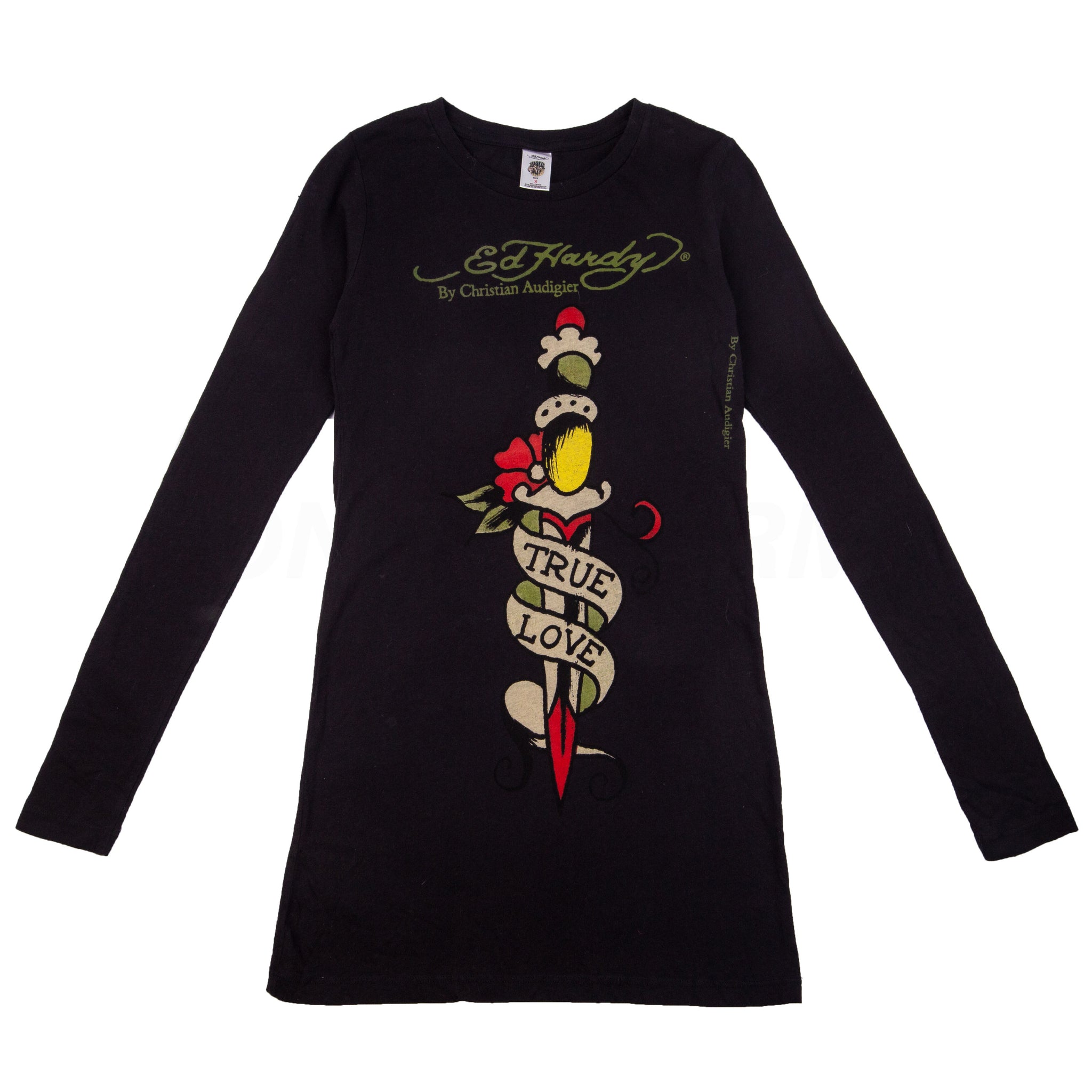 Vintage Black Ed Hardy True Love L/S (2000's)