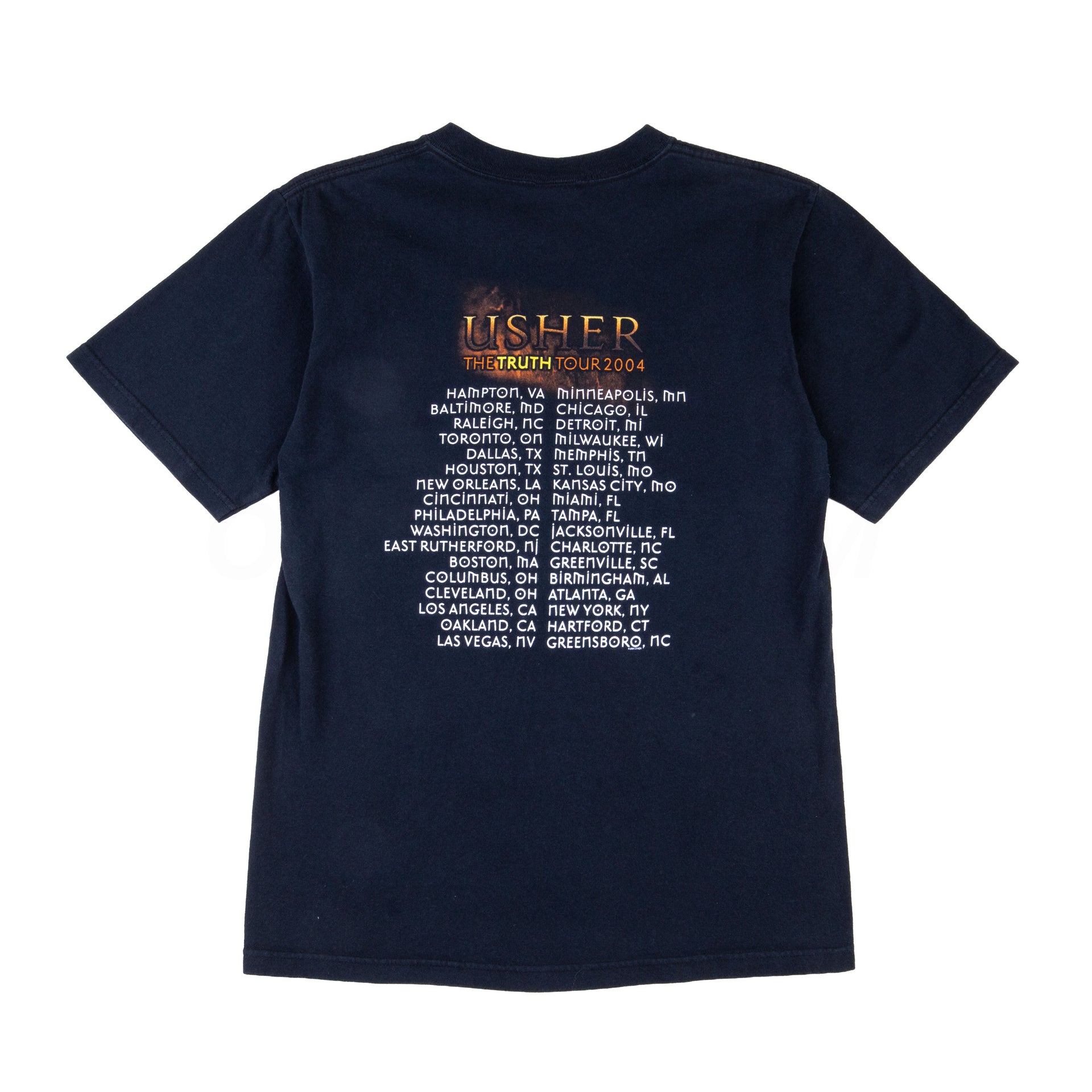 Vintage Black Usher Truth Tour Tee (2004)