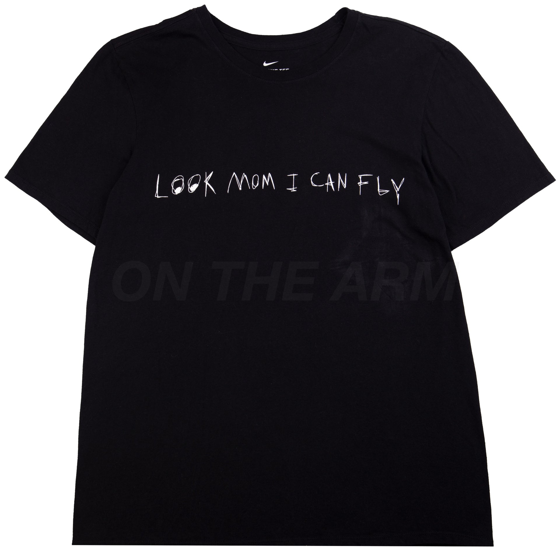Travis Scott Black Look Mom I Can Fly Tee PRE OWNED
