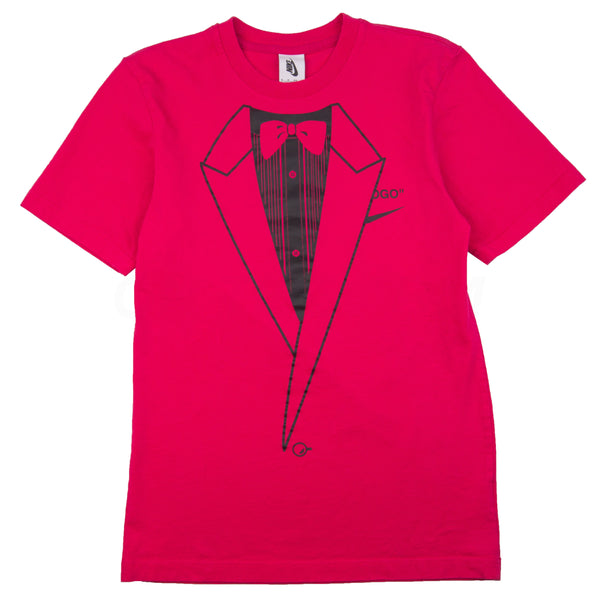 Nike Pink Virgil Abloh Tuxedo Tee PRE-OWNED