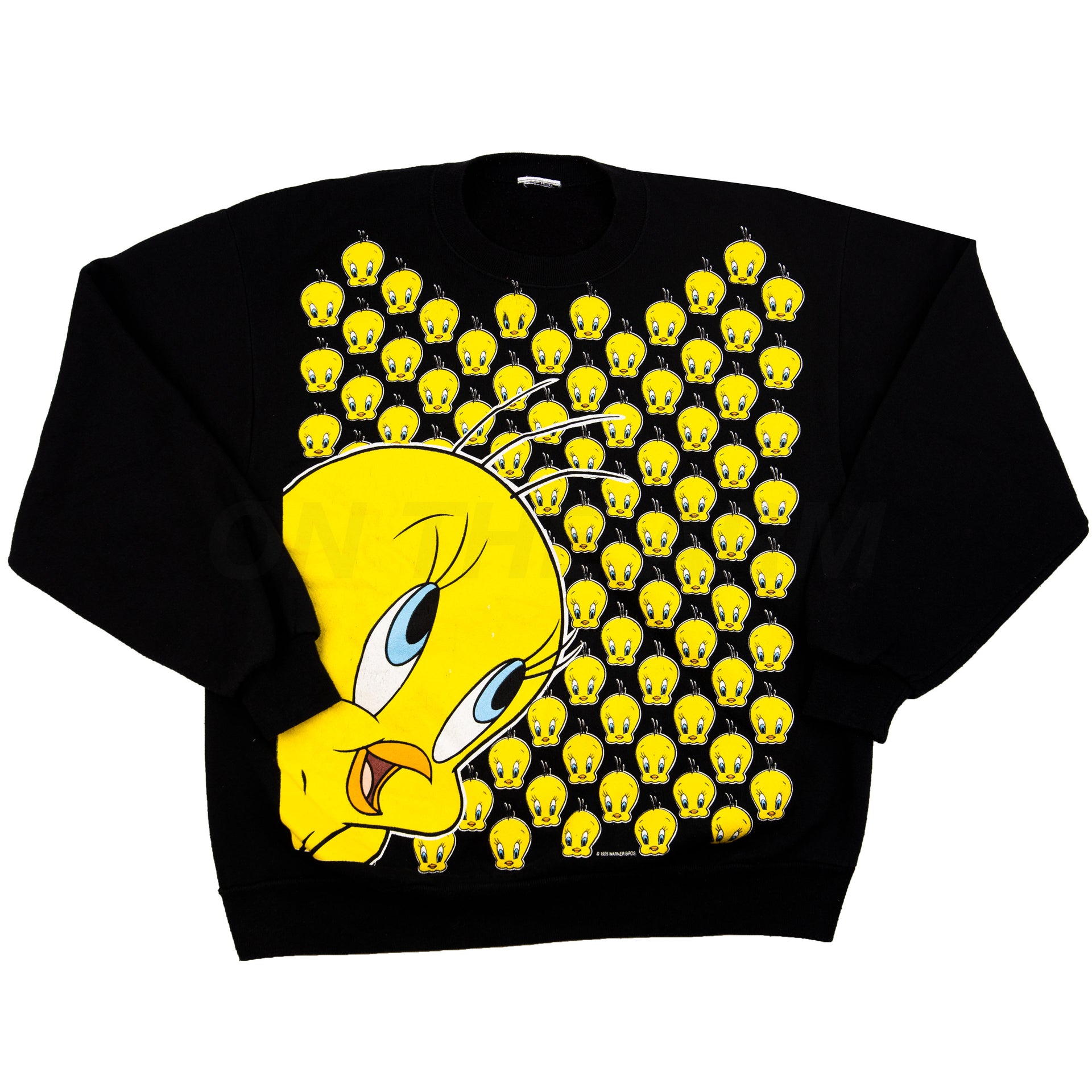 Vintage Black Tweety Faces Crew (1990's)