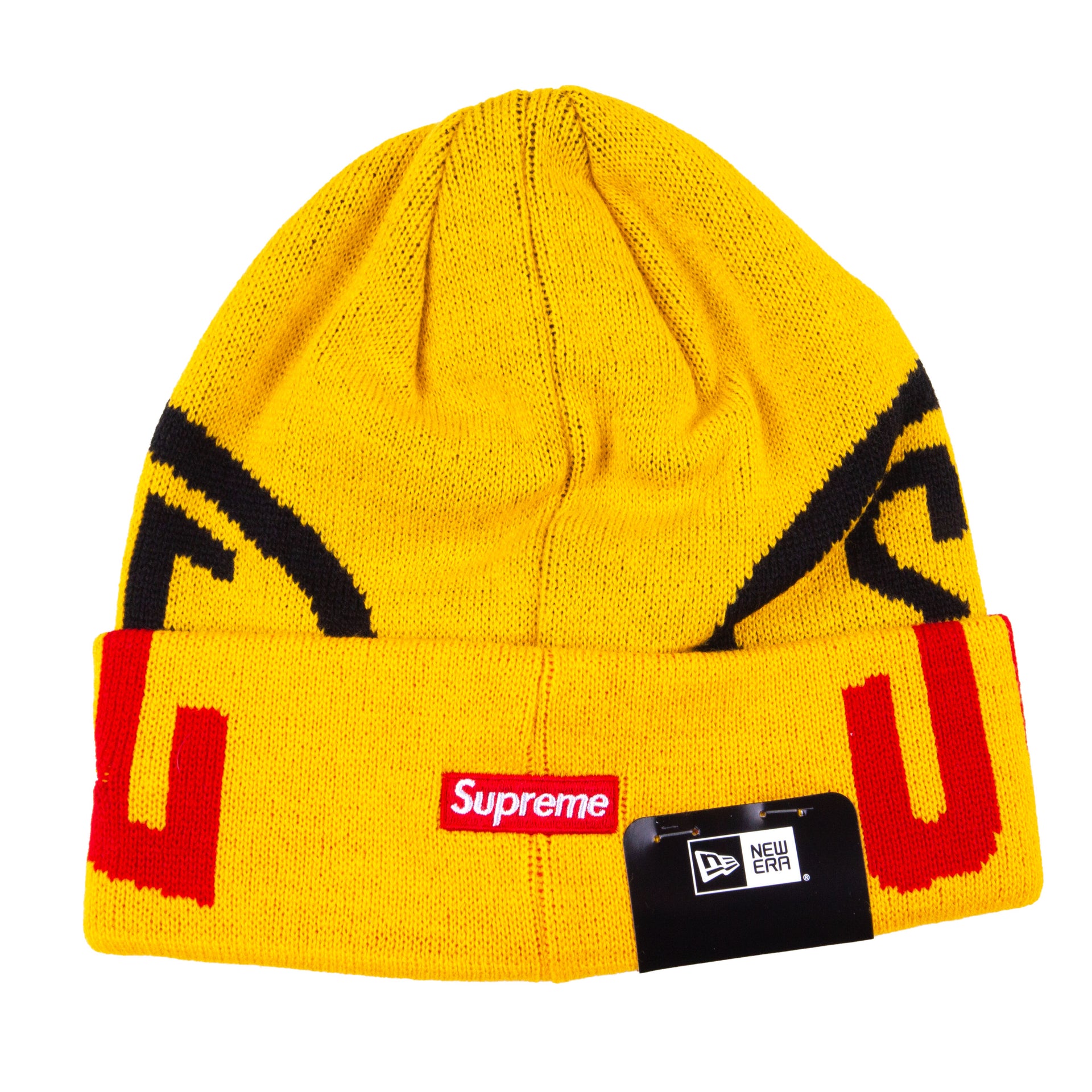 Supreme Yellow Two Tone Beanie