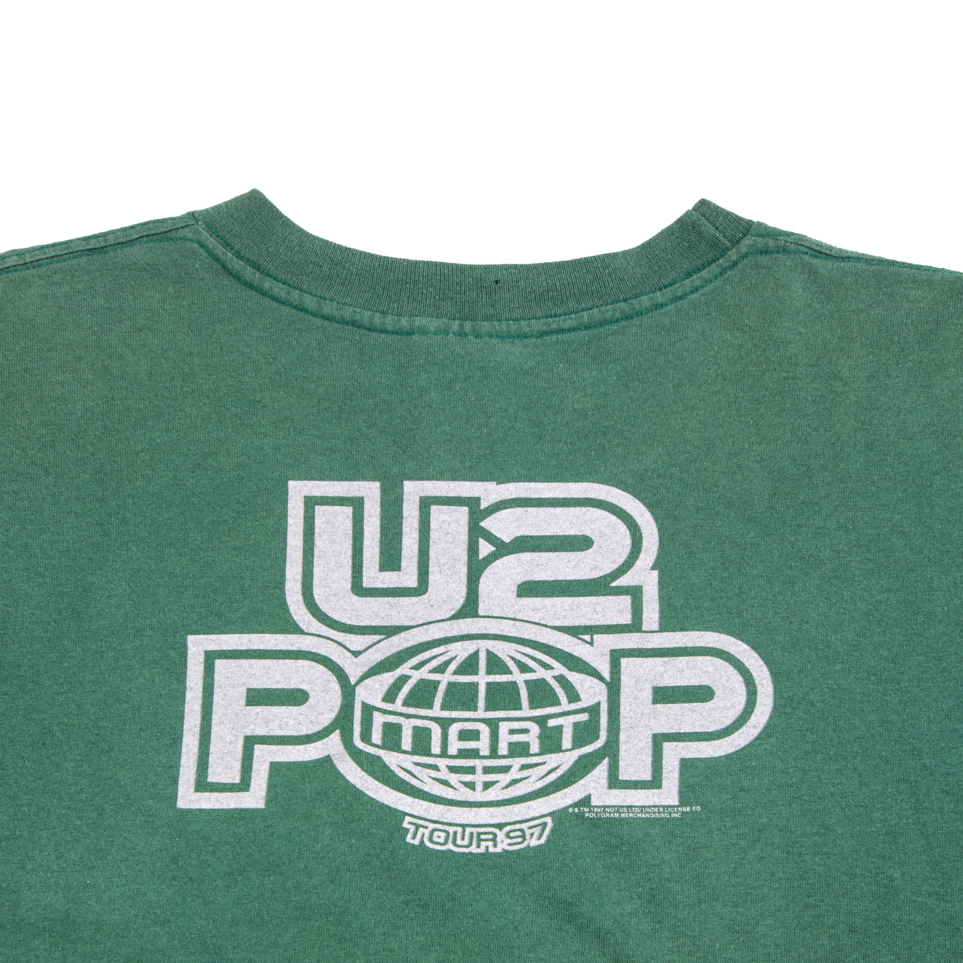 Vintage Olive U2 Pop Tour Tee (1997)