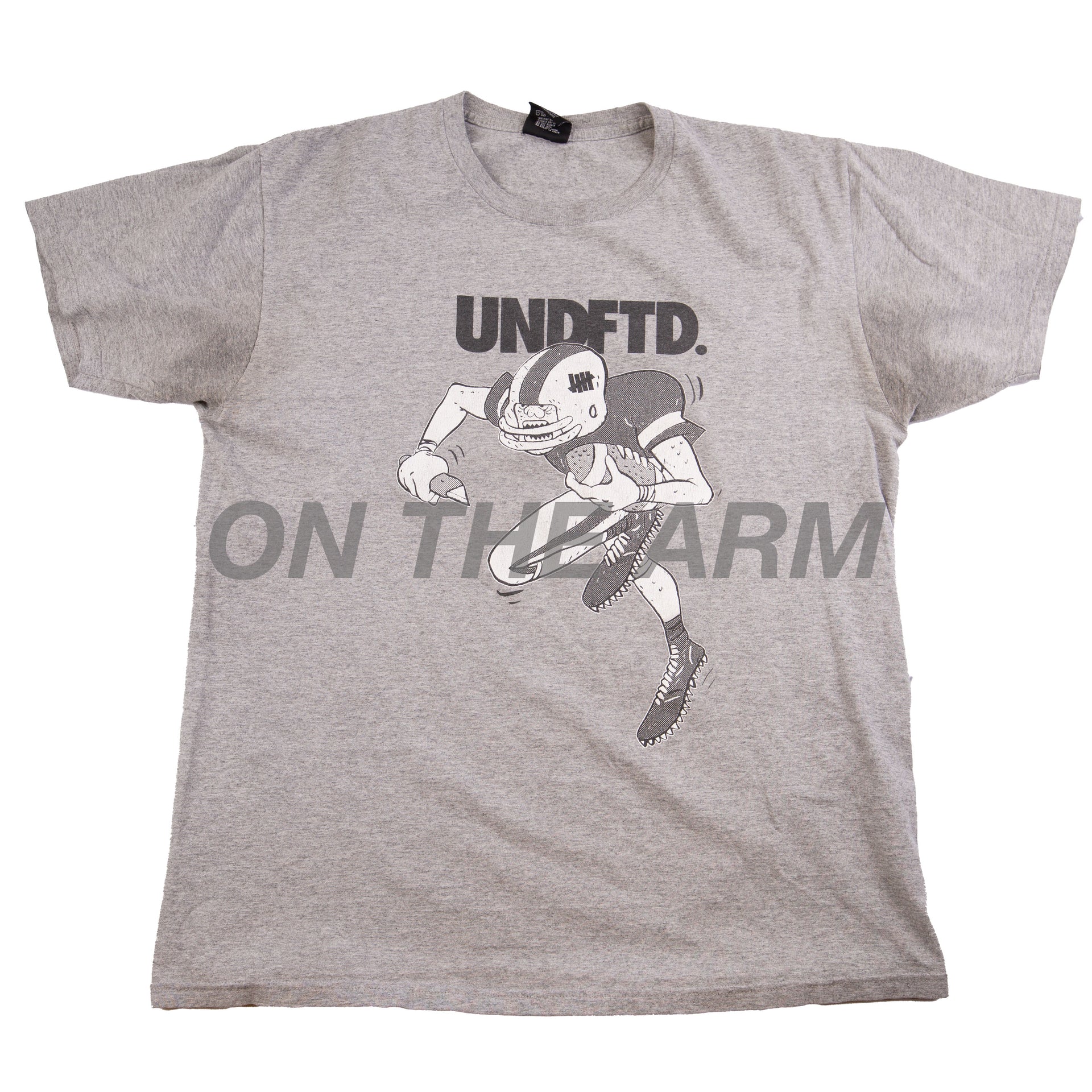 Undefeated Grey Football Tee PRE-OWNED