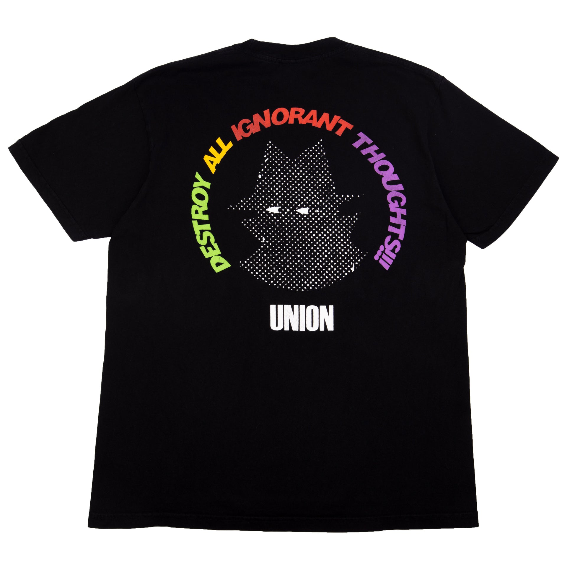 Union LA Black Real Bad Man Ignorant Thoughts Tee PRE-OWNED