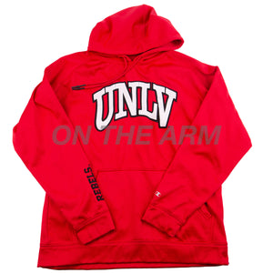 Champion Red UNLV Rebels Satin Hoodie PRE-OWNED