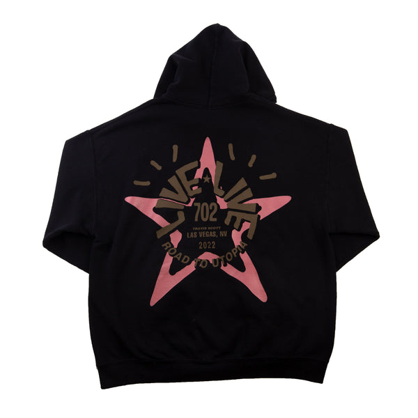 Travis Scott Black Road To Utopia Hoodie PRE-OWNED