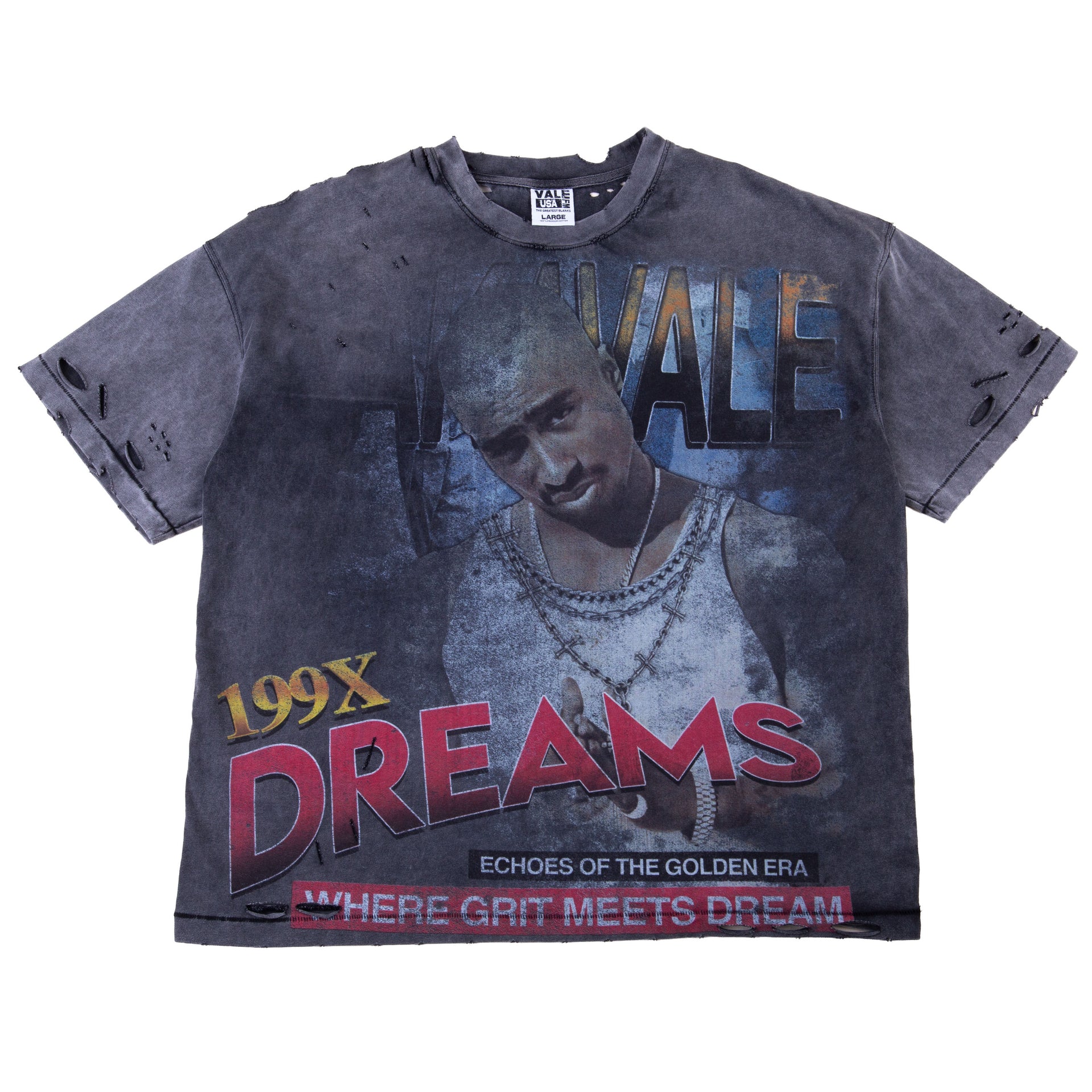 Vale Forever Black Tupac Tee PRE-OWNED