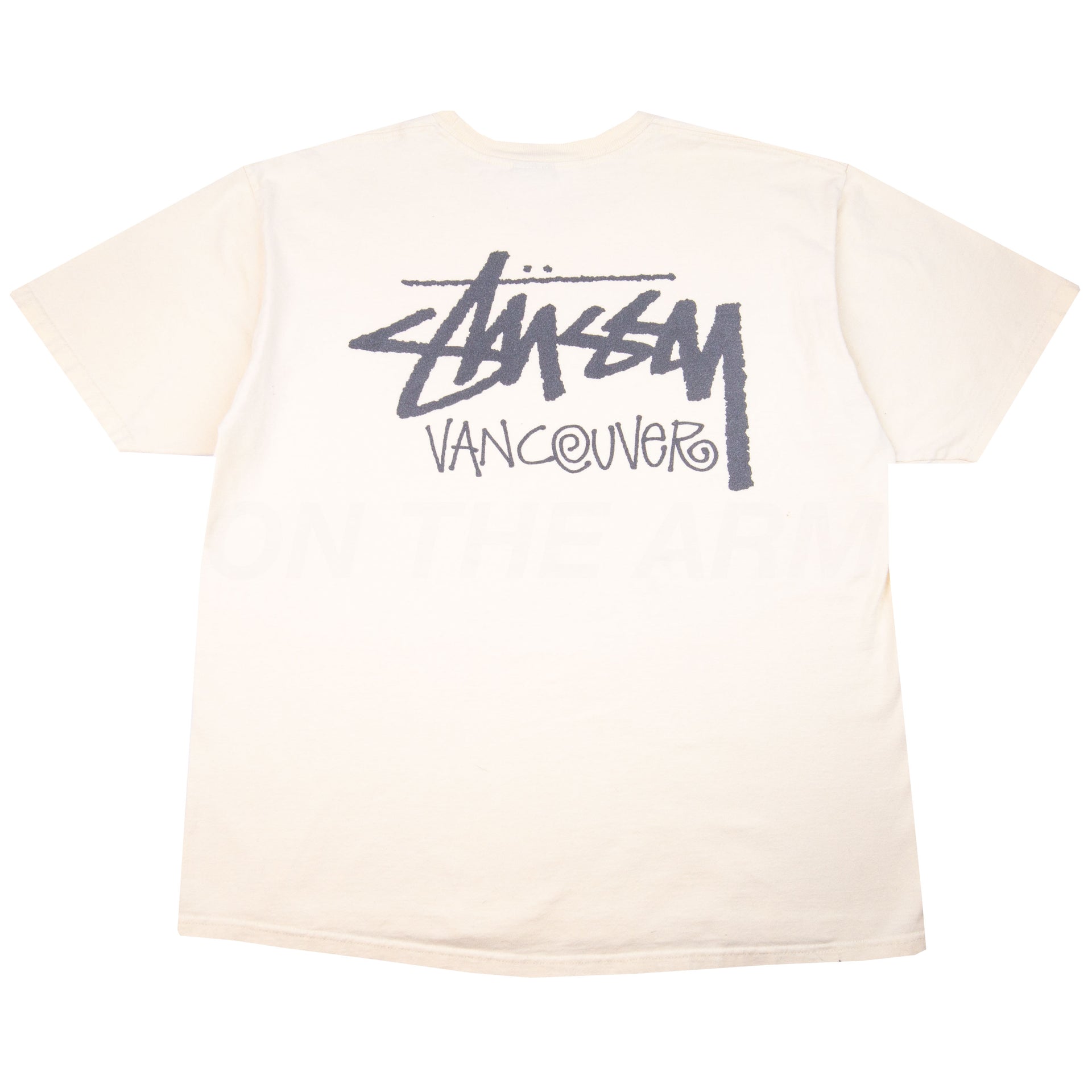 Stussy Cream Vancouver Chapter Tee PRE-OWNED