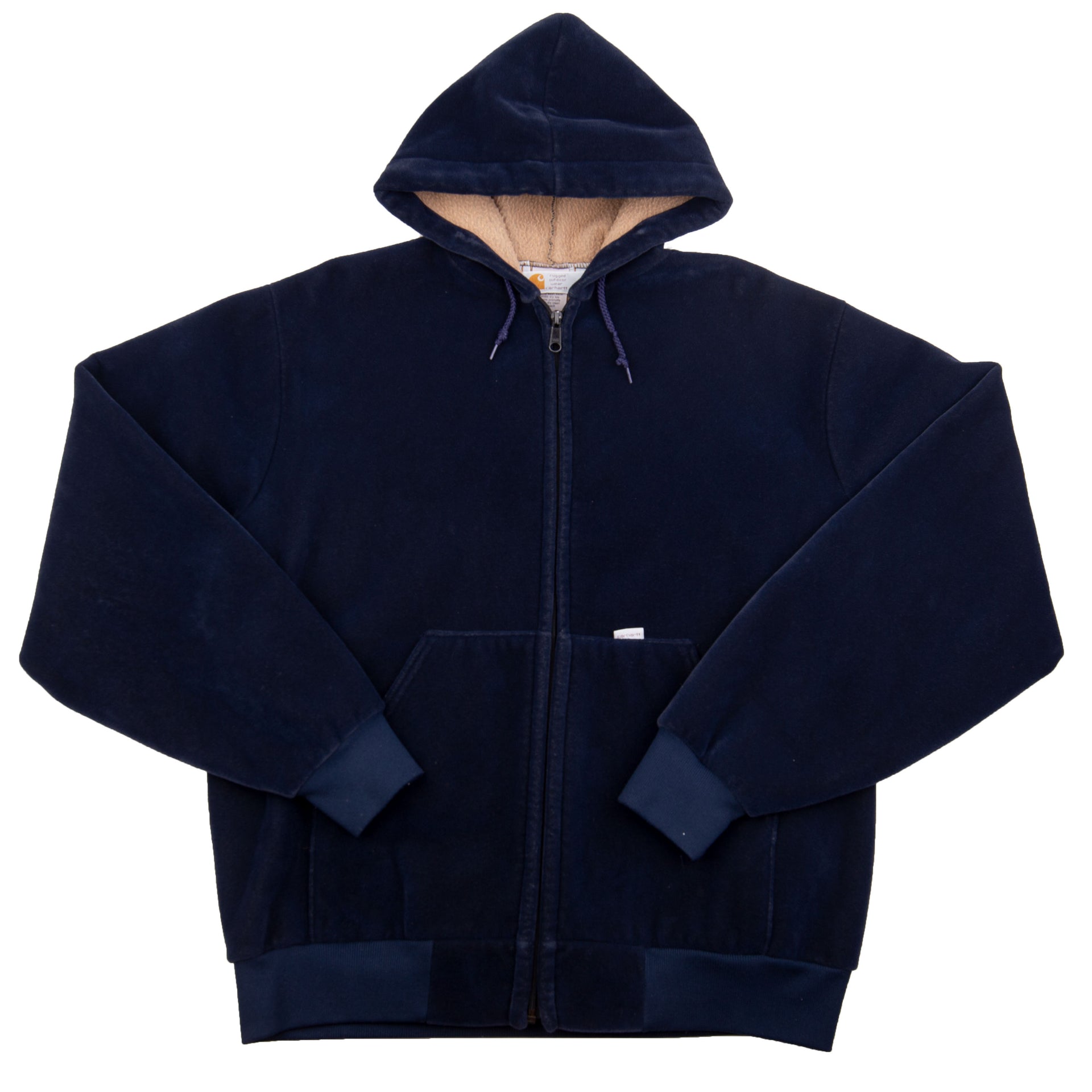Vintage Navy Velour Carhartt Zip Up