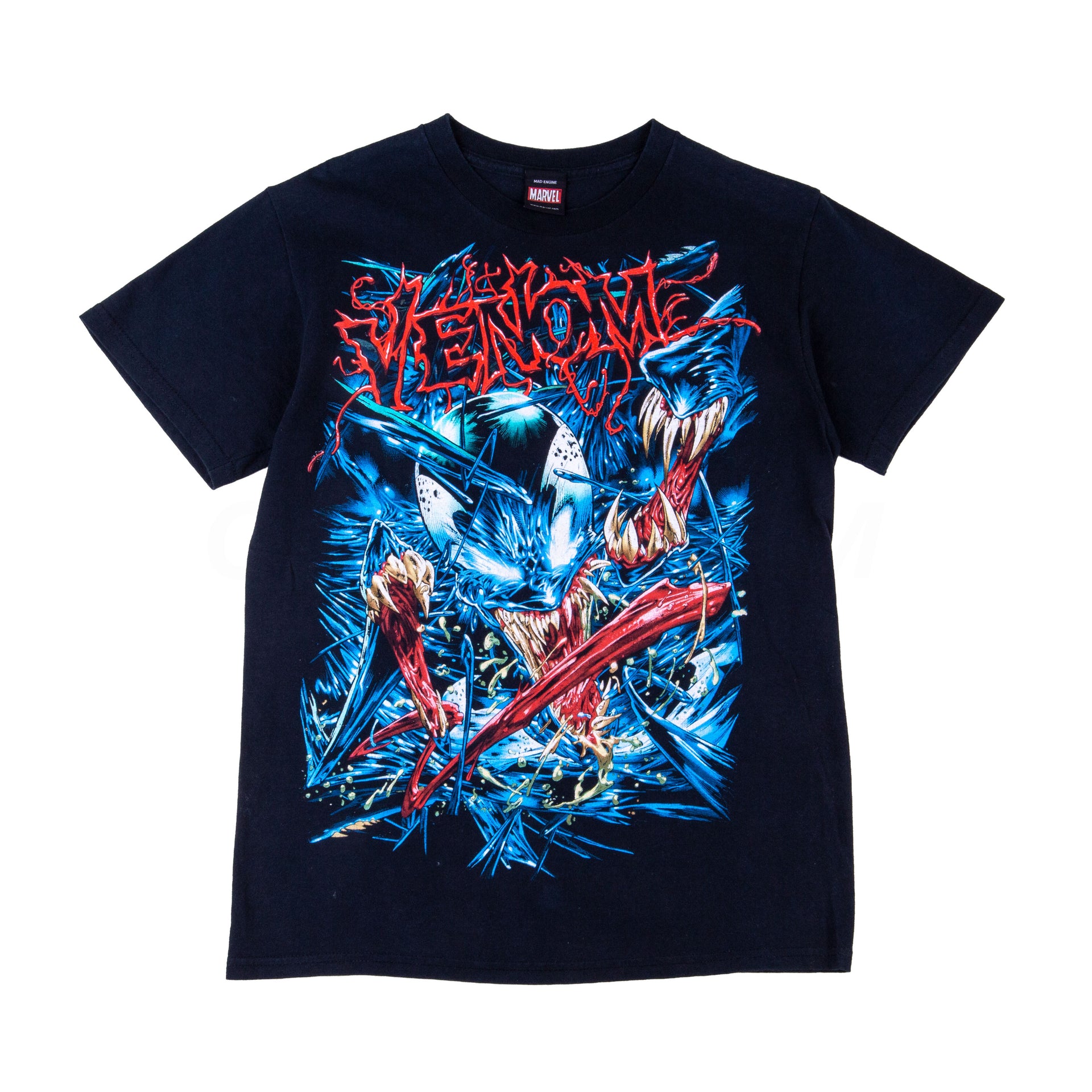 Vintage Black Marvel Mad Engine Venom Tee (2000's)