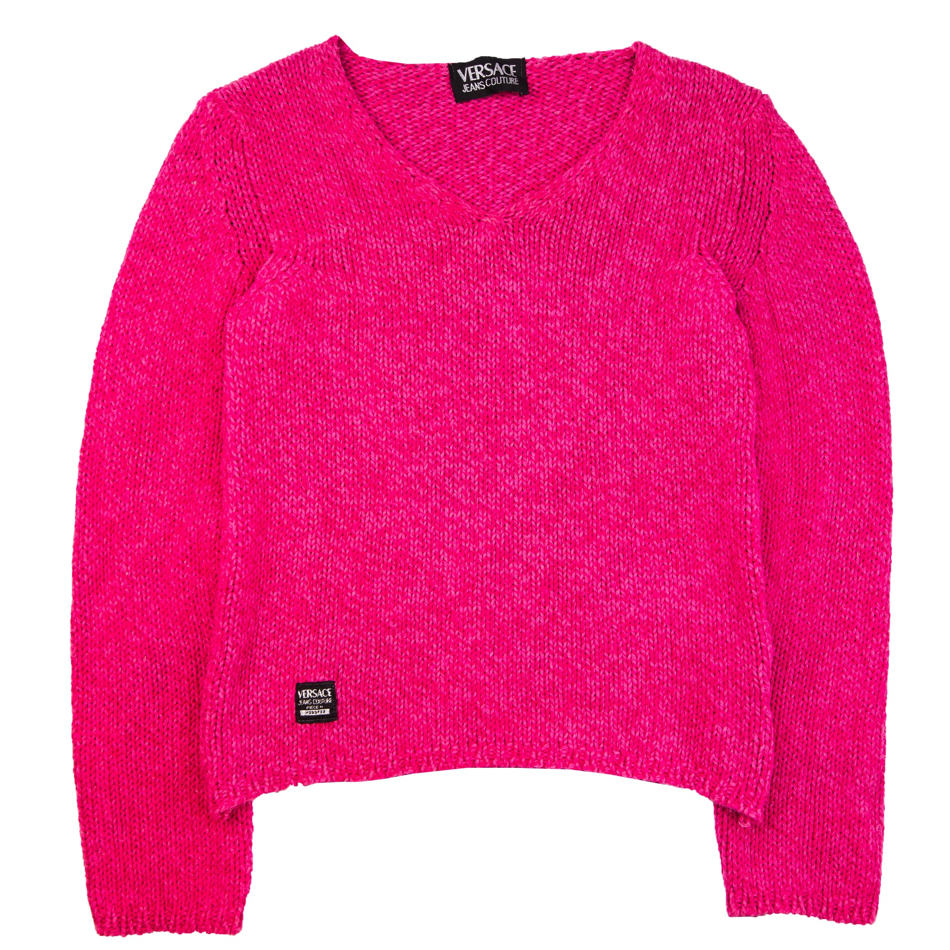 Vintage Pink Versace Jeans Couture Knit (2000's)