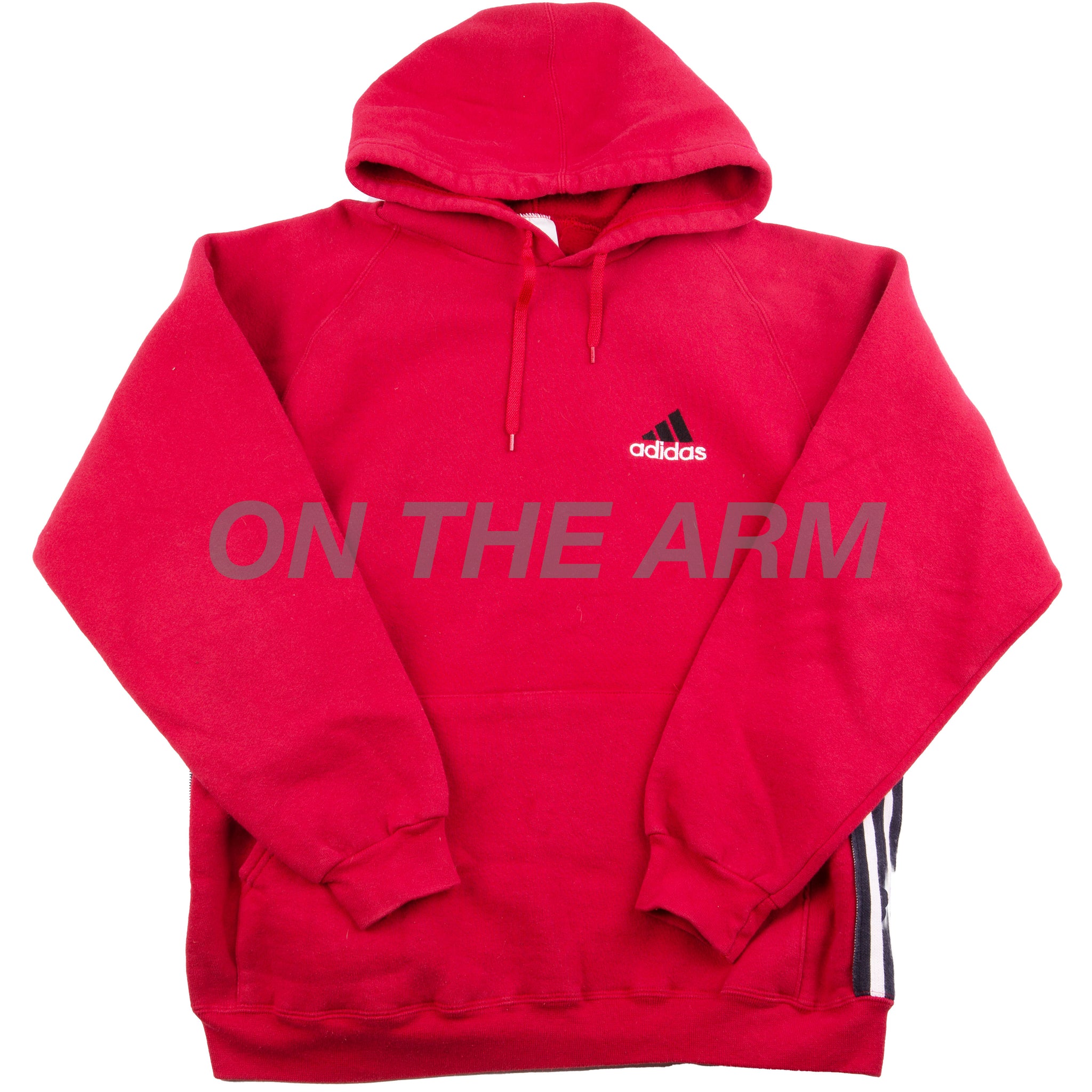 Vintage Red Adidas Hoodie