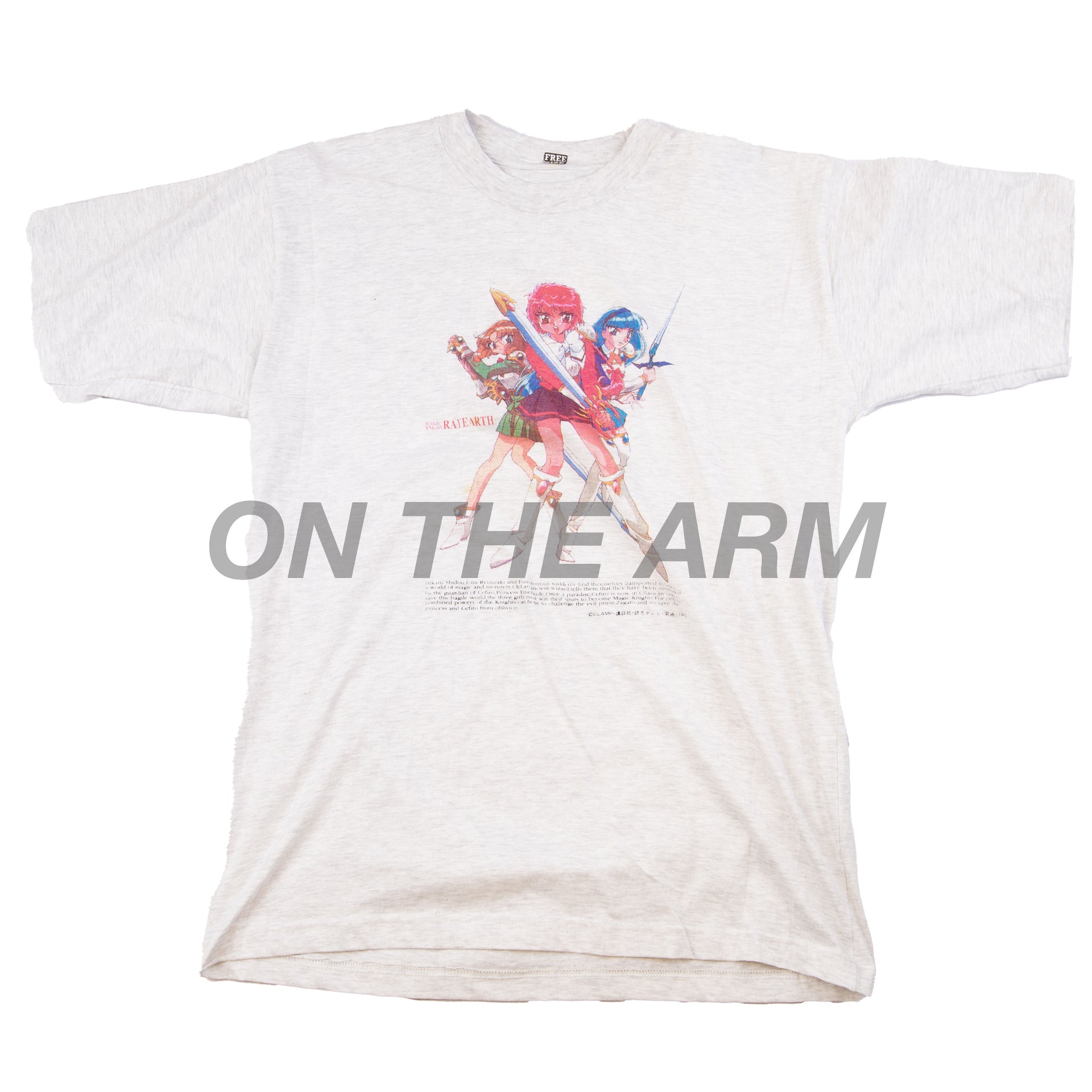 Vintage Grey Magic Knight Rayearth Tee