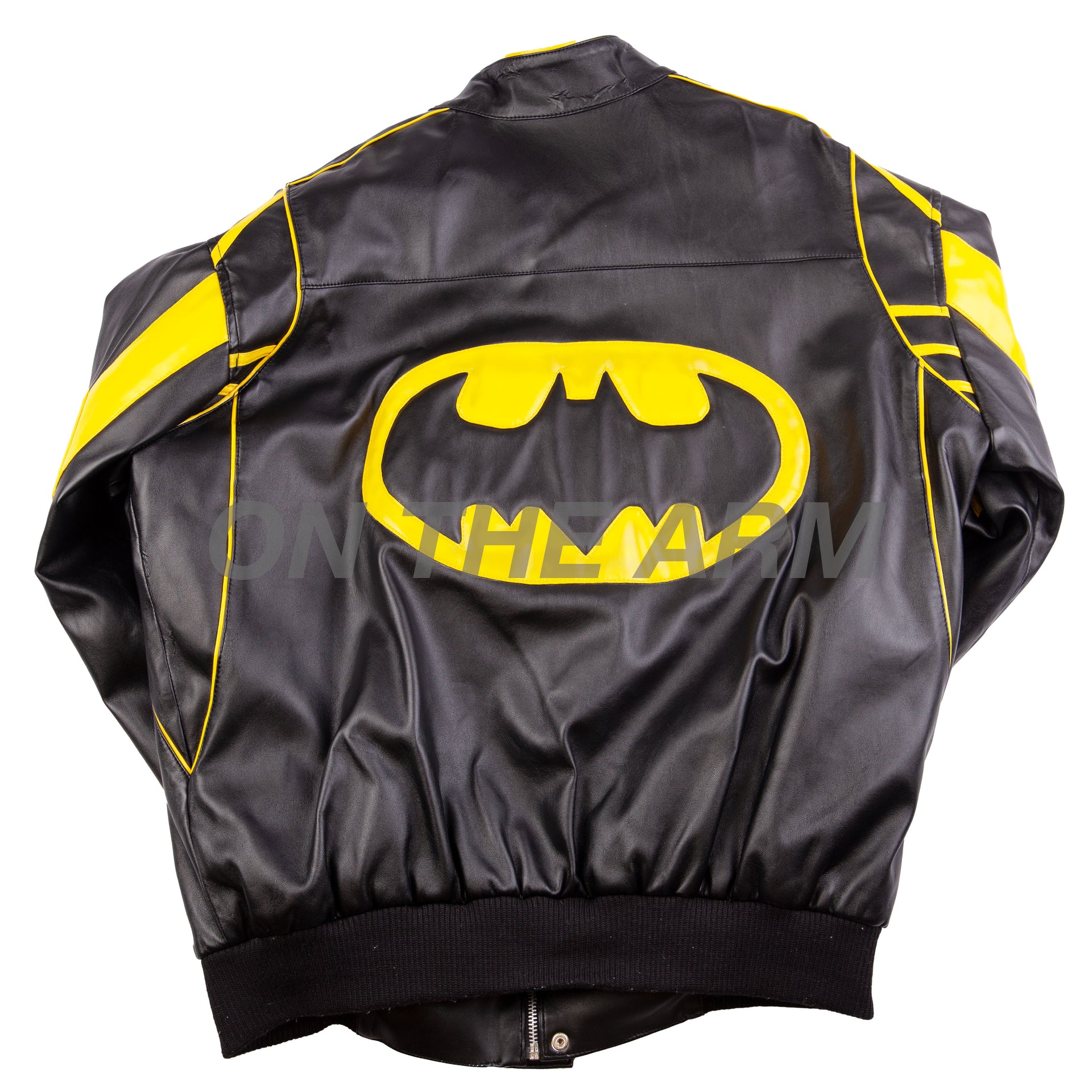 Batman Black Faux Leather Jacket PRE-OWNED