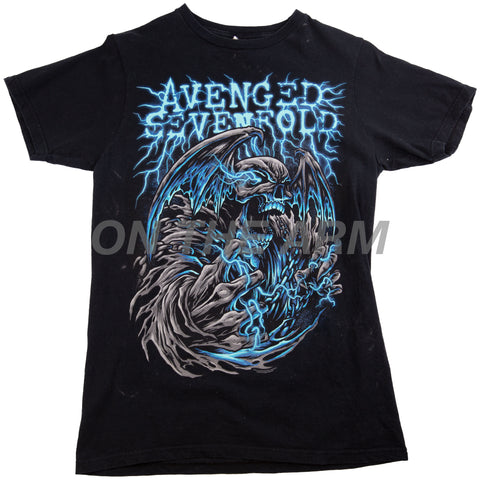 Avenged Sevenfold Black Asia Tour tee PRE-OWNED (2011)