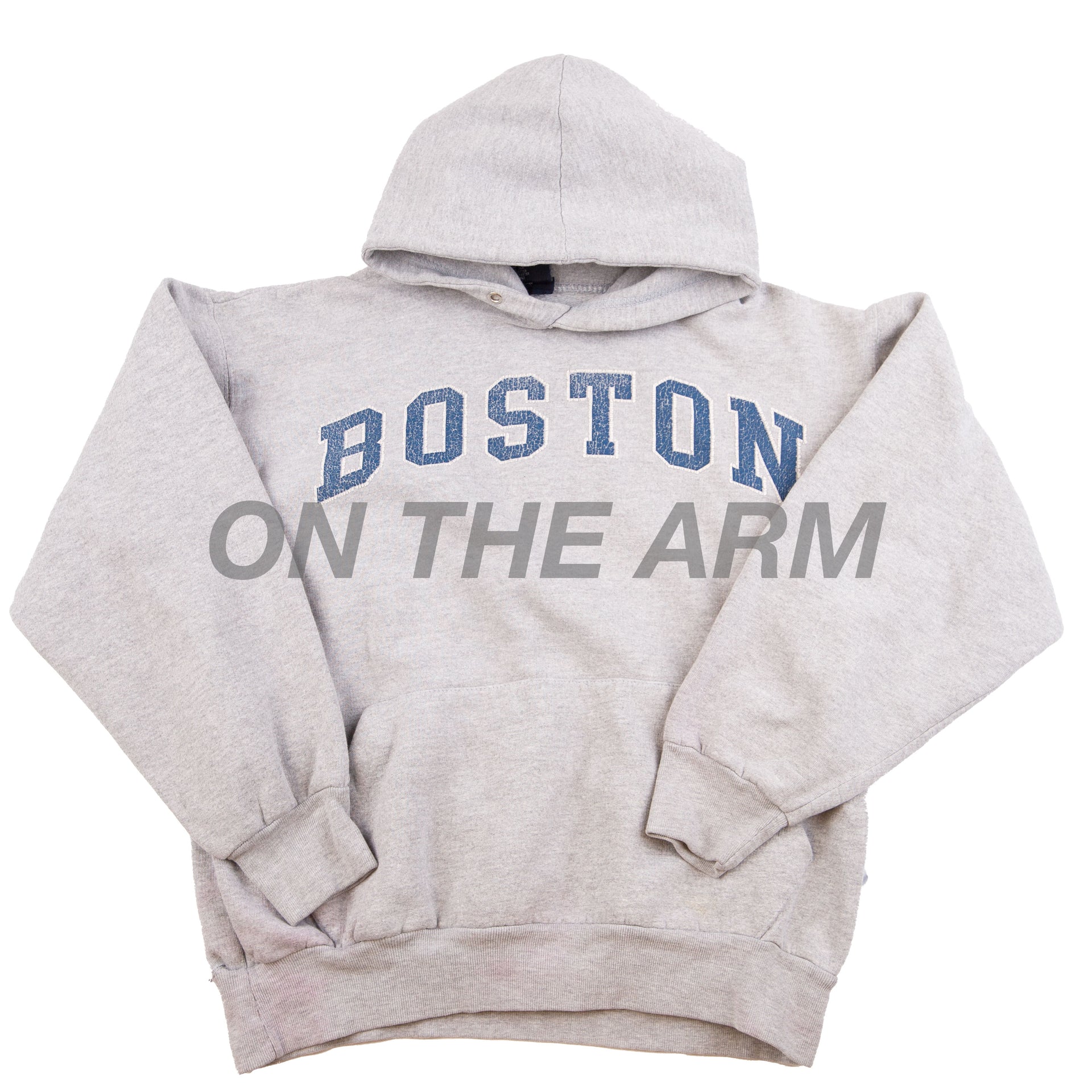 Vintage Grey Boston Hoodie (2000's)