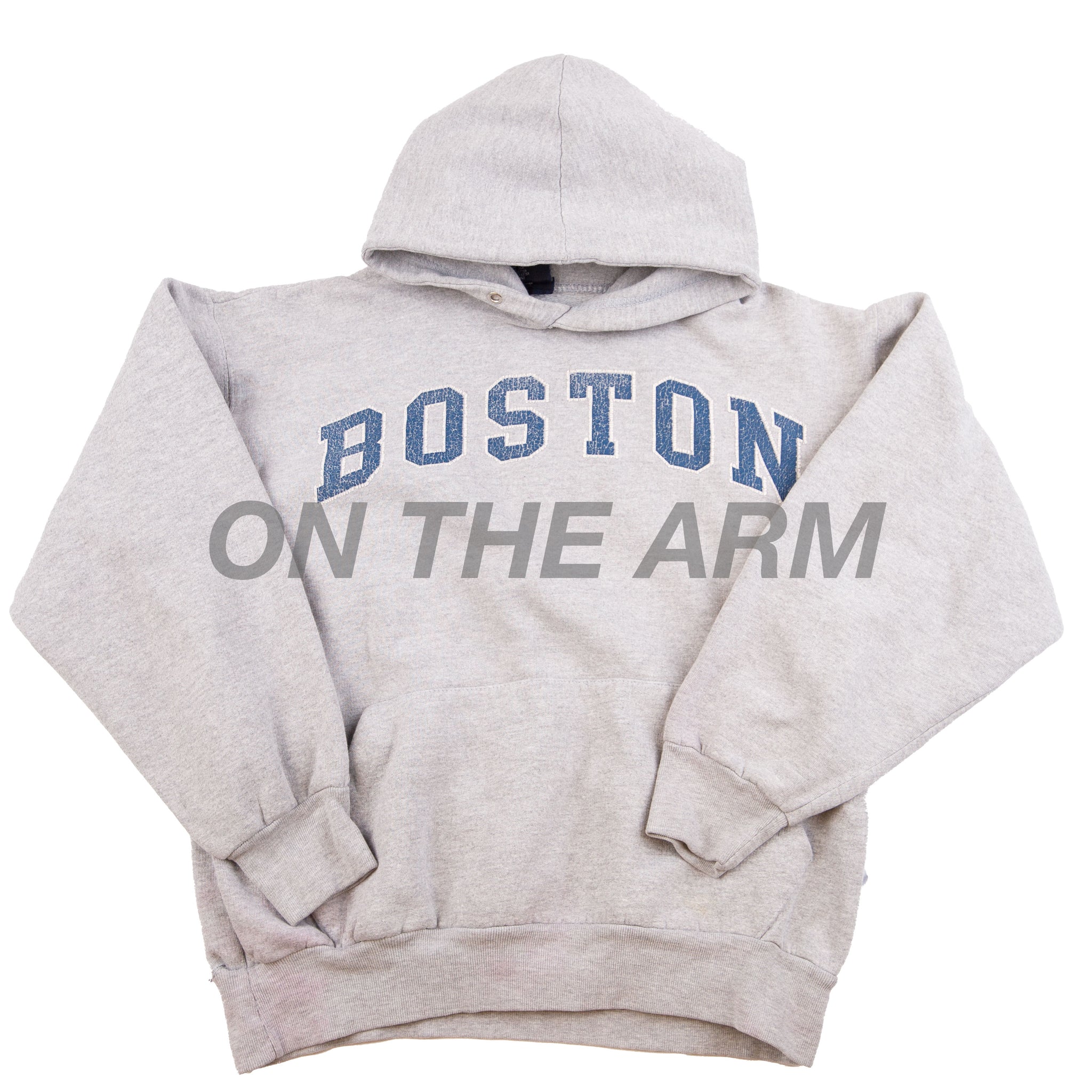 Vintage Grey Boston Hoodie (2000's)