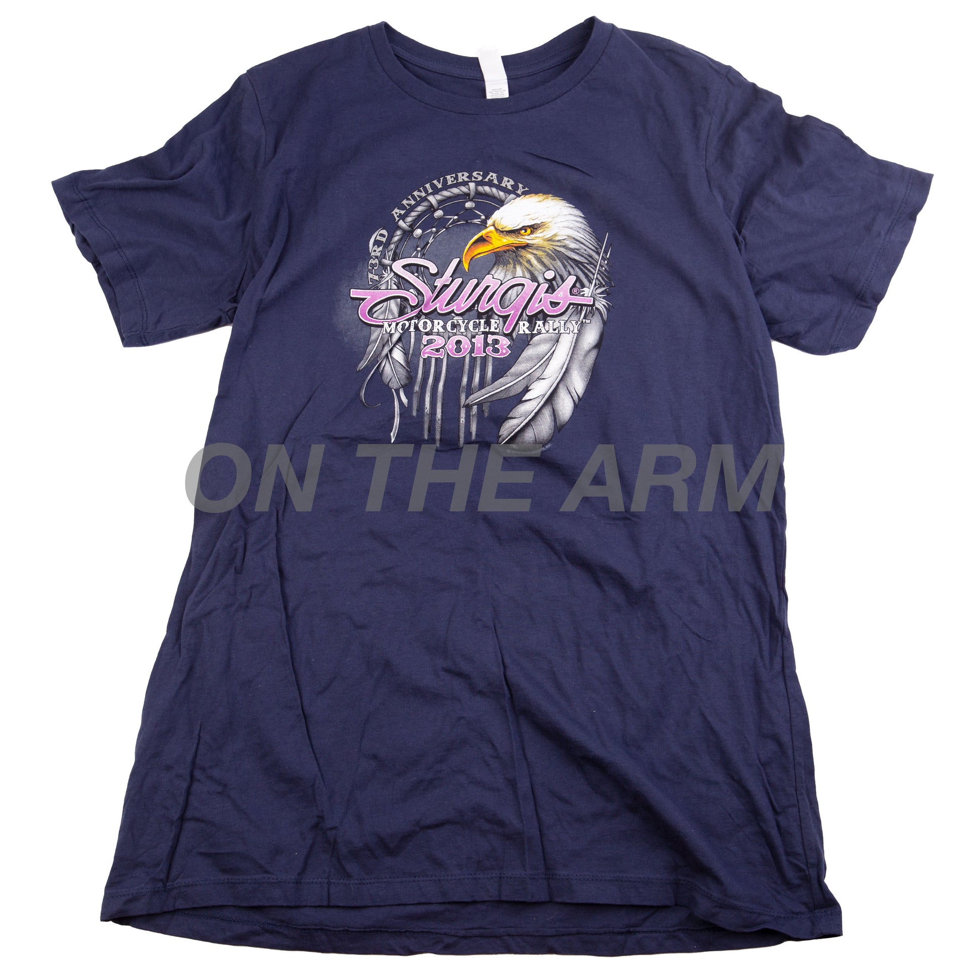 Vintage Navy Sturgis Motorcycle Rally Tee (2013)
