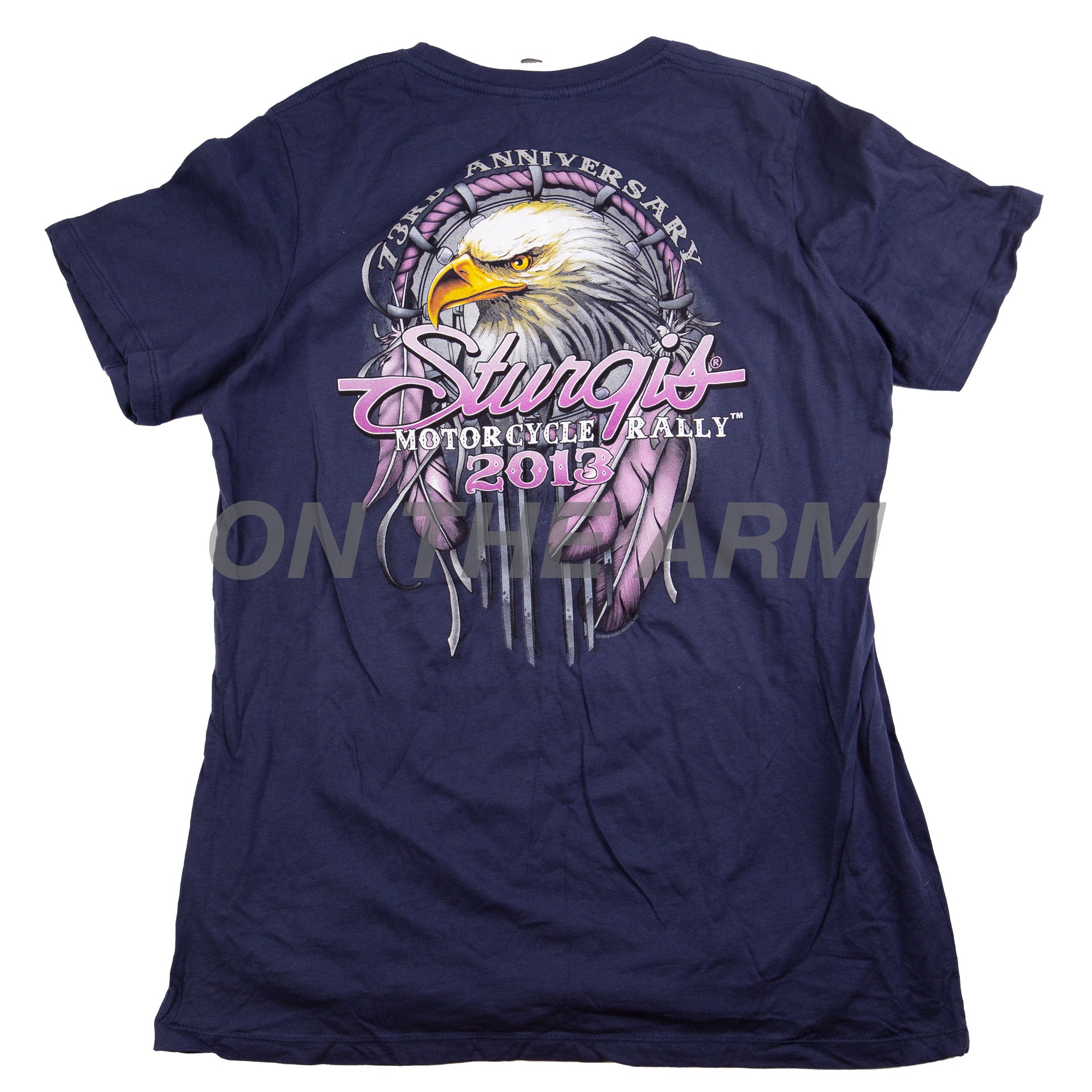 Vintage Navy Sturgis Motorcycle Rally Tee (2013)