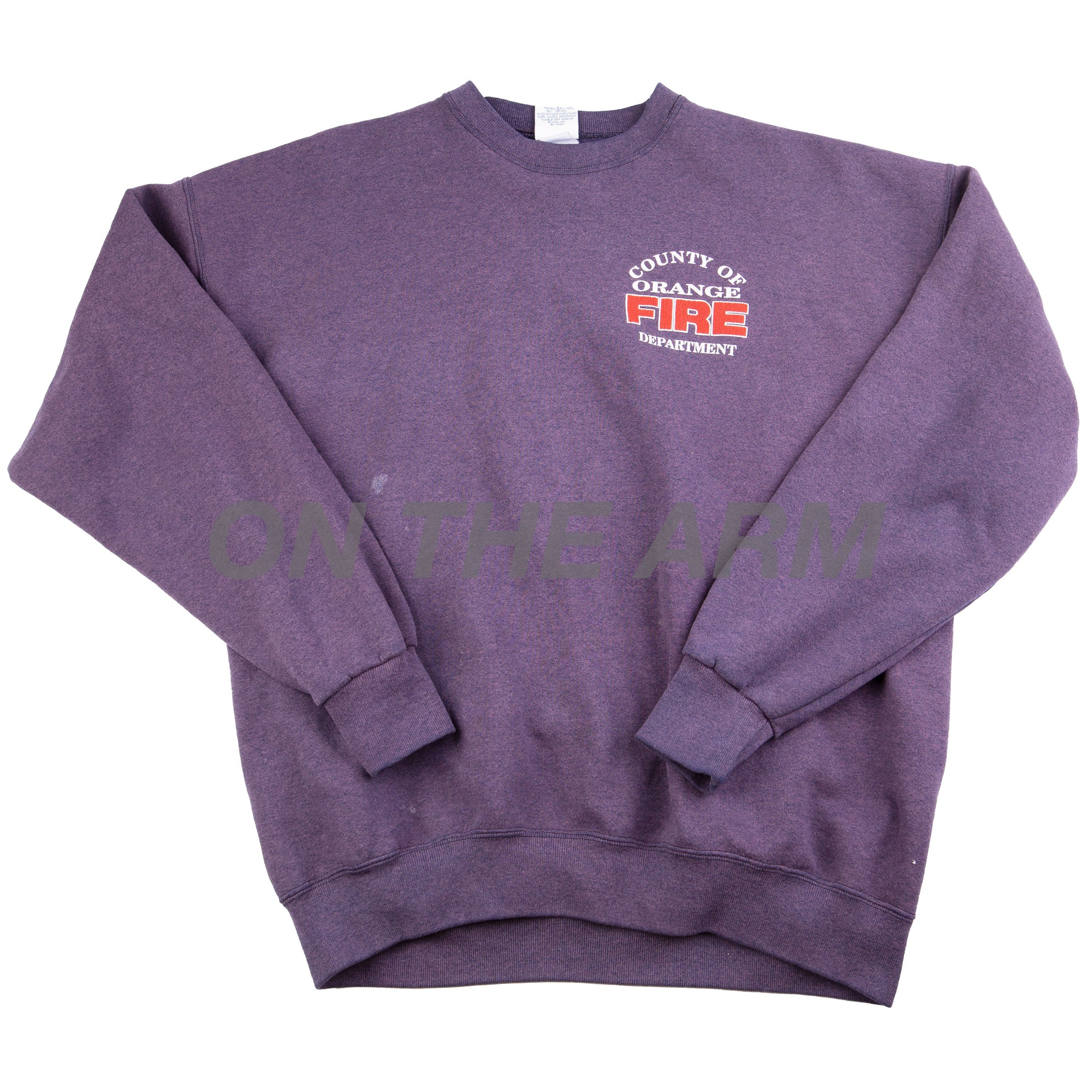 Vintage Purple County of Orange Fire Department Crew (2000's)