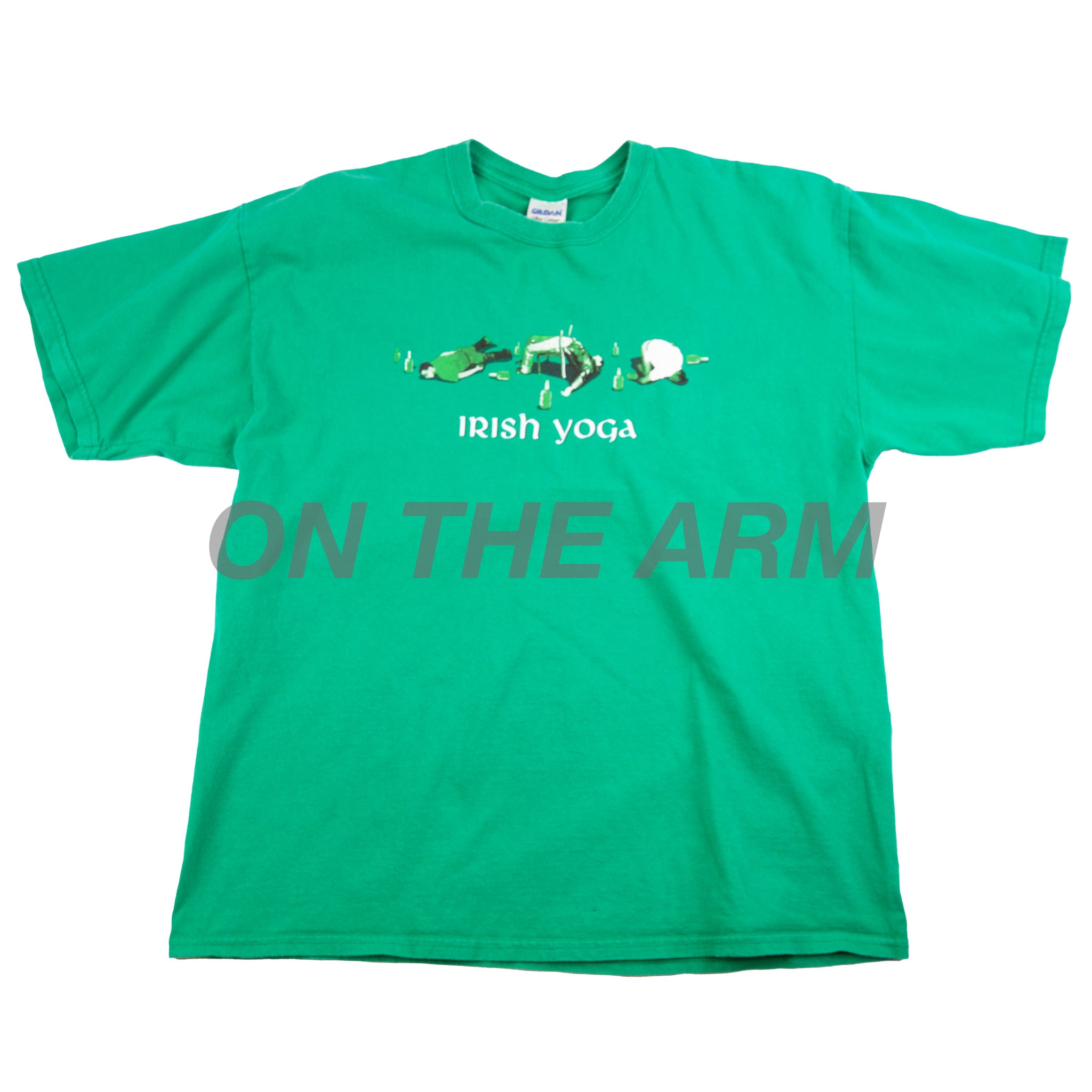 Vintage Green Irish Yoga Tee (2000's)