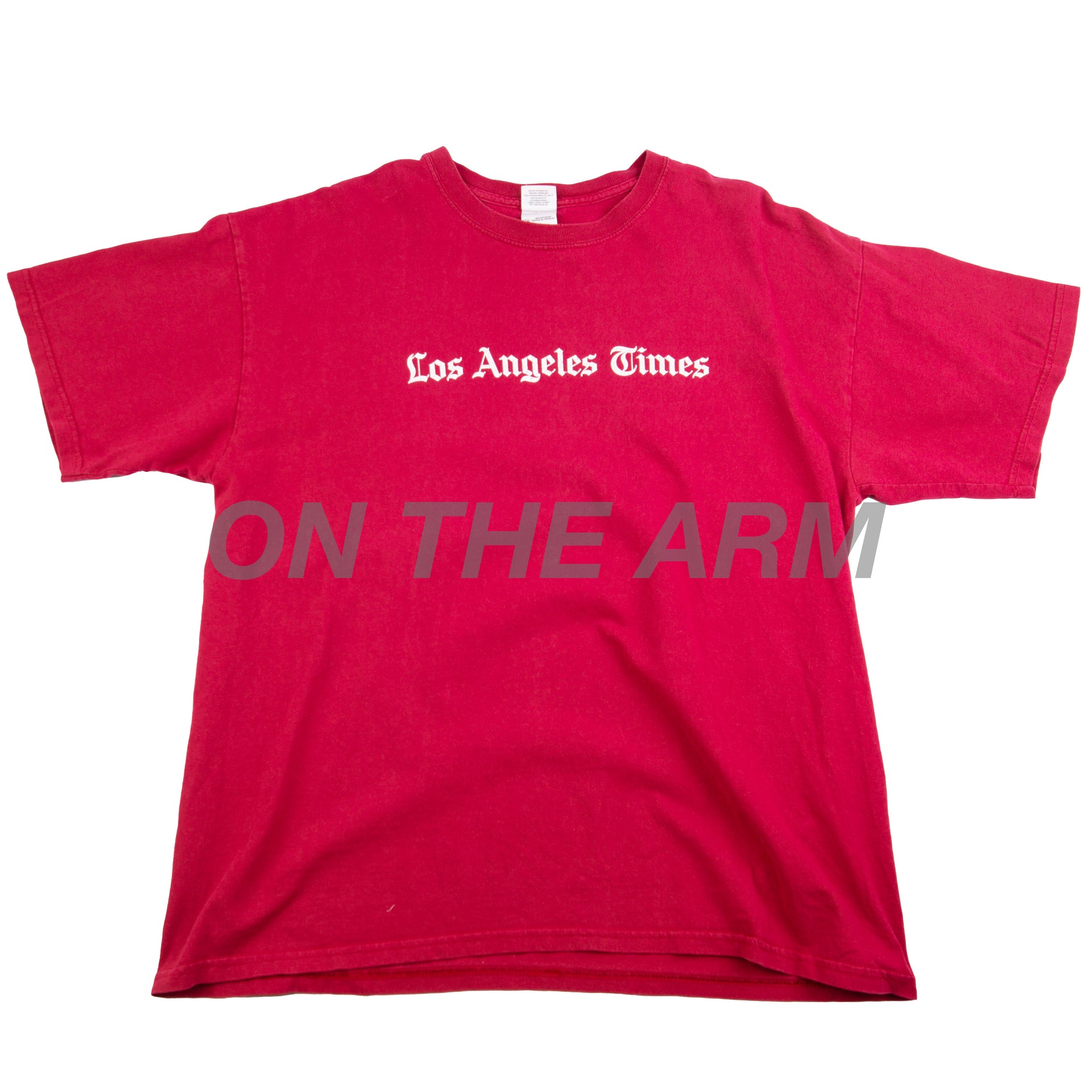 Vintage Red Los Angeles Times Tee