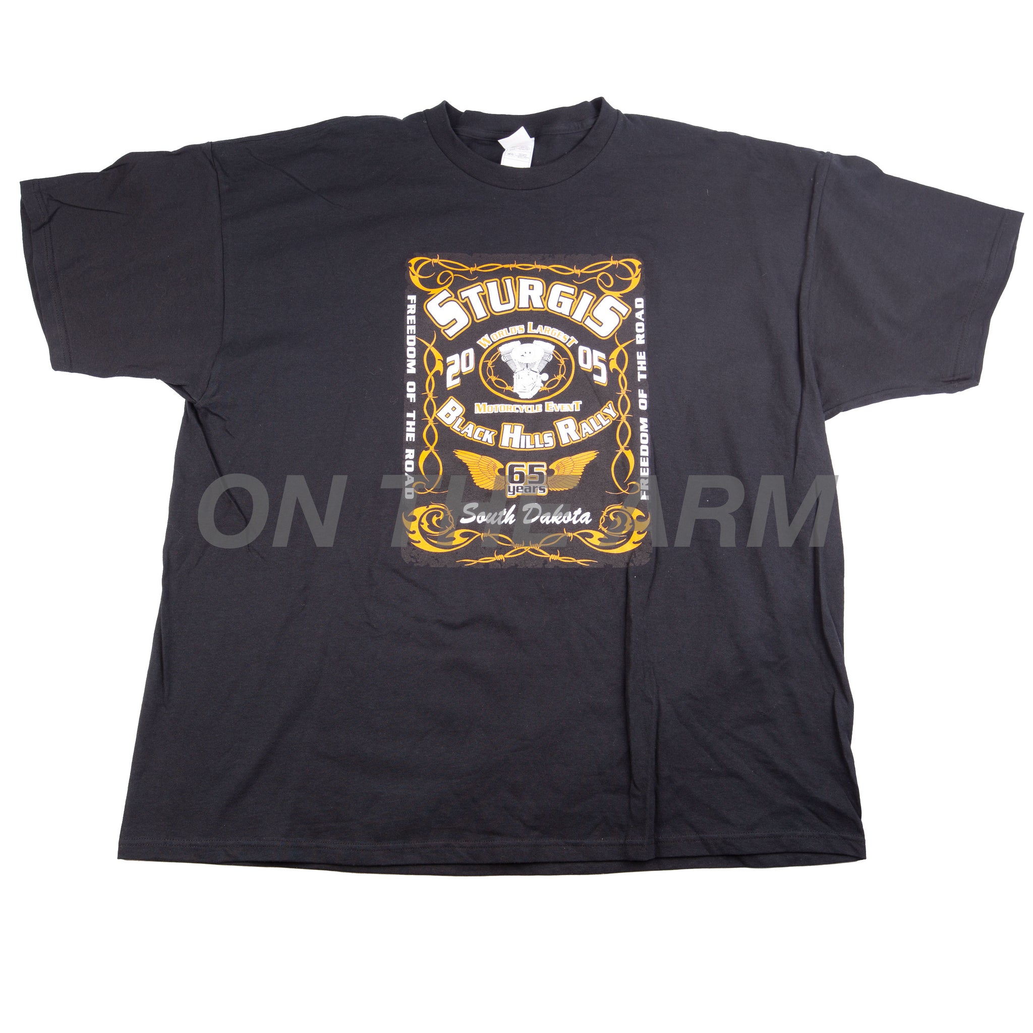 Vintage Black Sturgis Black Hills Rally Freedom Tee (2005)