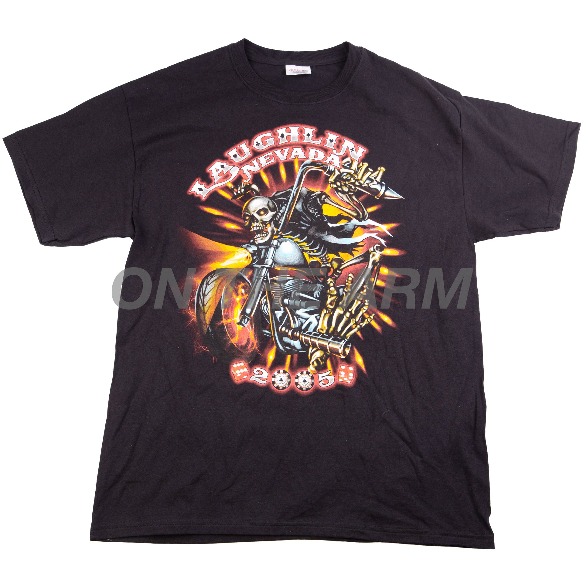 Vintage Black Laughlin Nevada Bike Tee (2005)