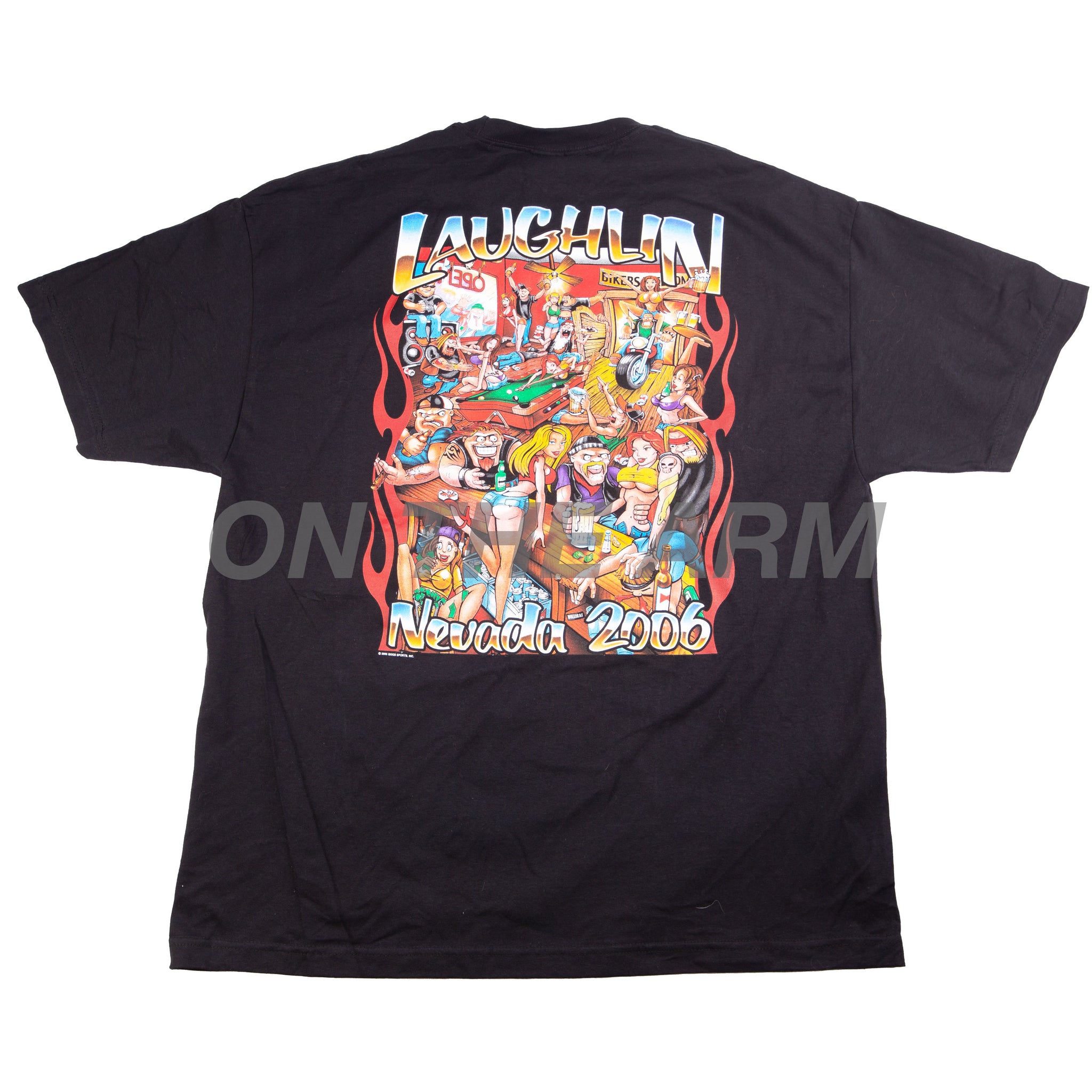 Vintage Black Laughlin Nevada Bar Tee (2006)