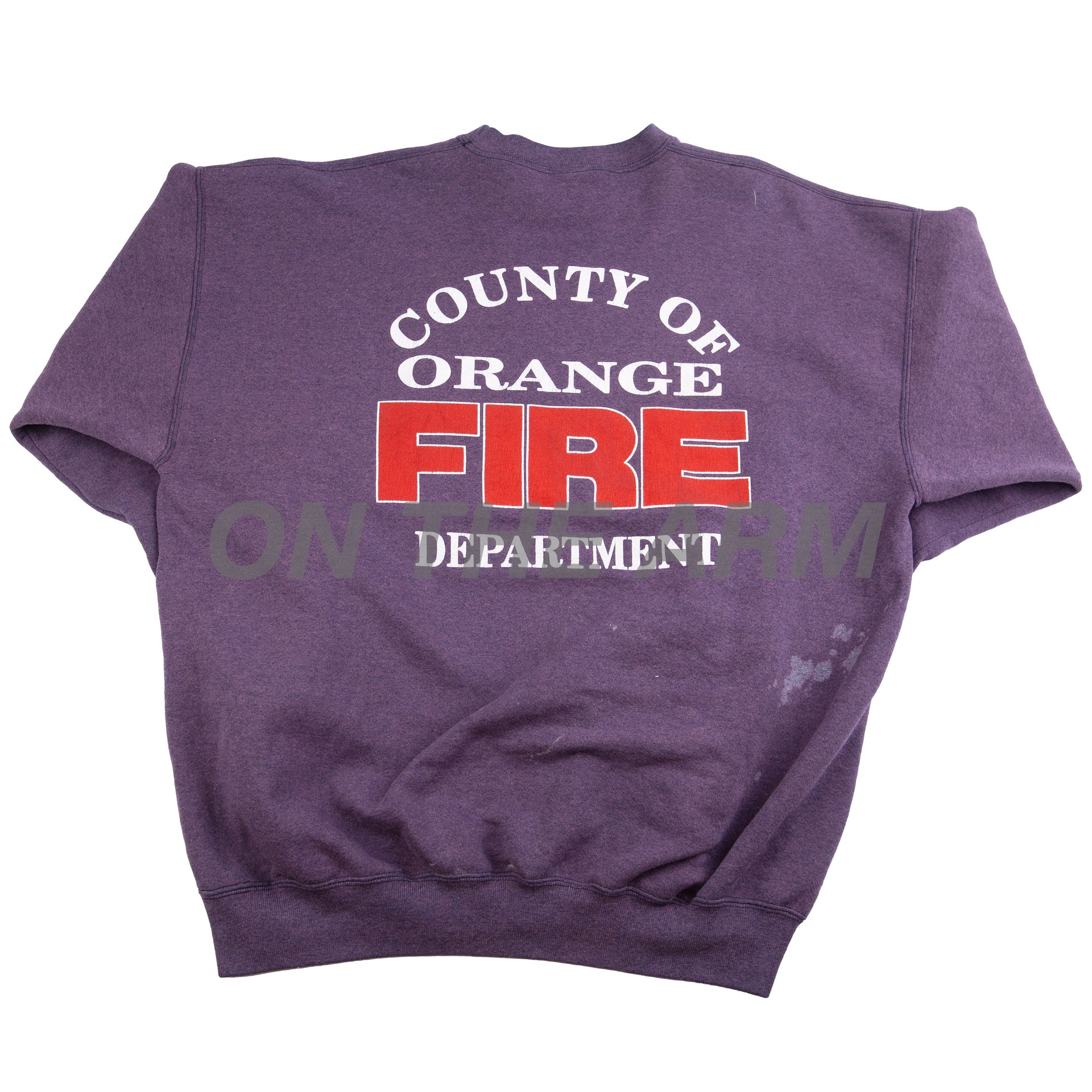 Vintage Purple County of Orange Fire Department Crew (2000's)