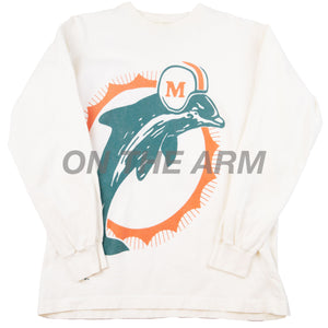Vintage White Salem Miami Dolphins L/S (1990's)