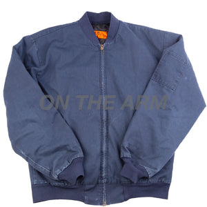 Vintage Navy Red Kap Bomber Jacket at