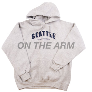 Vintage Grey Seattle Space Needle Hoodie (2000's)