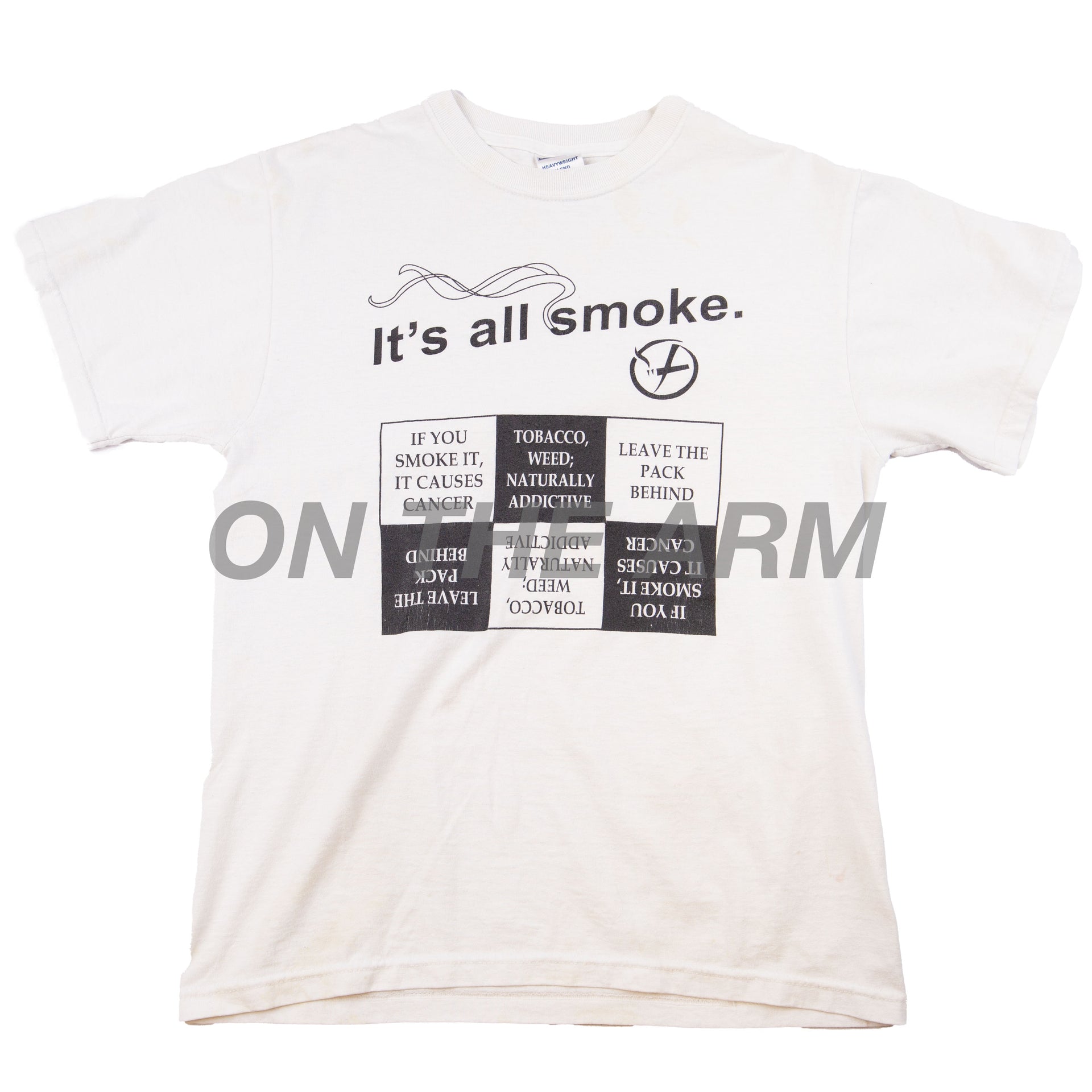 Vintage White It's All Smoke Tee