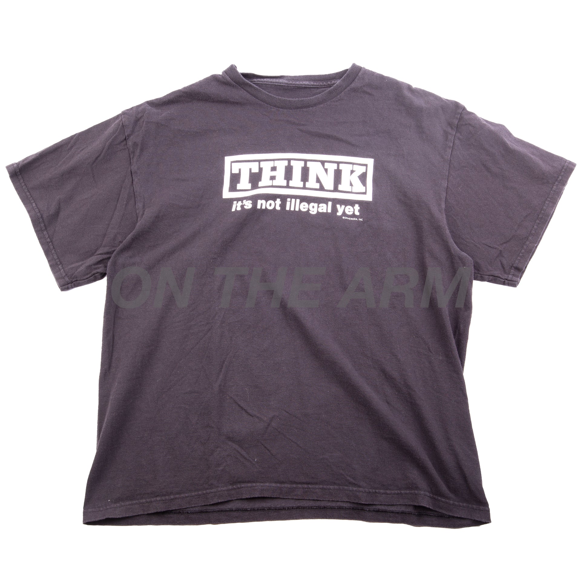 Vintage Black THINK Tee