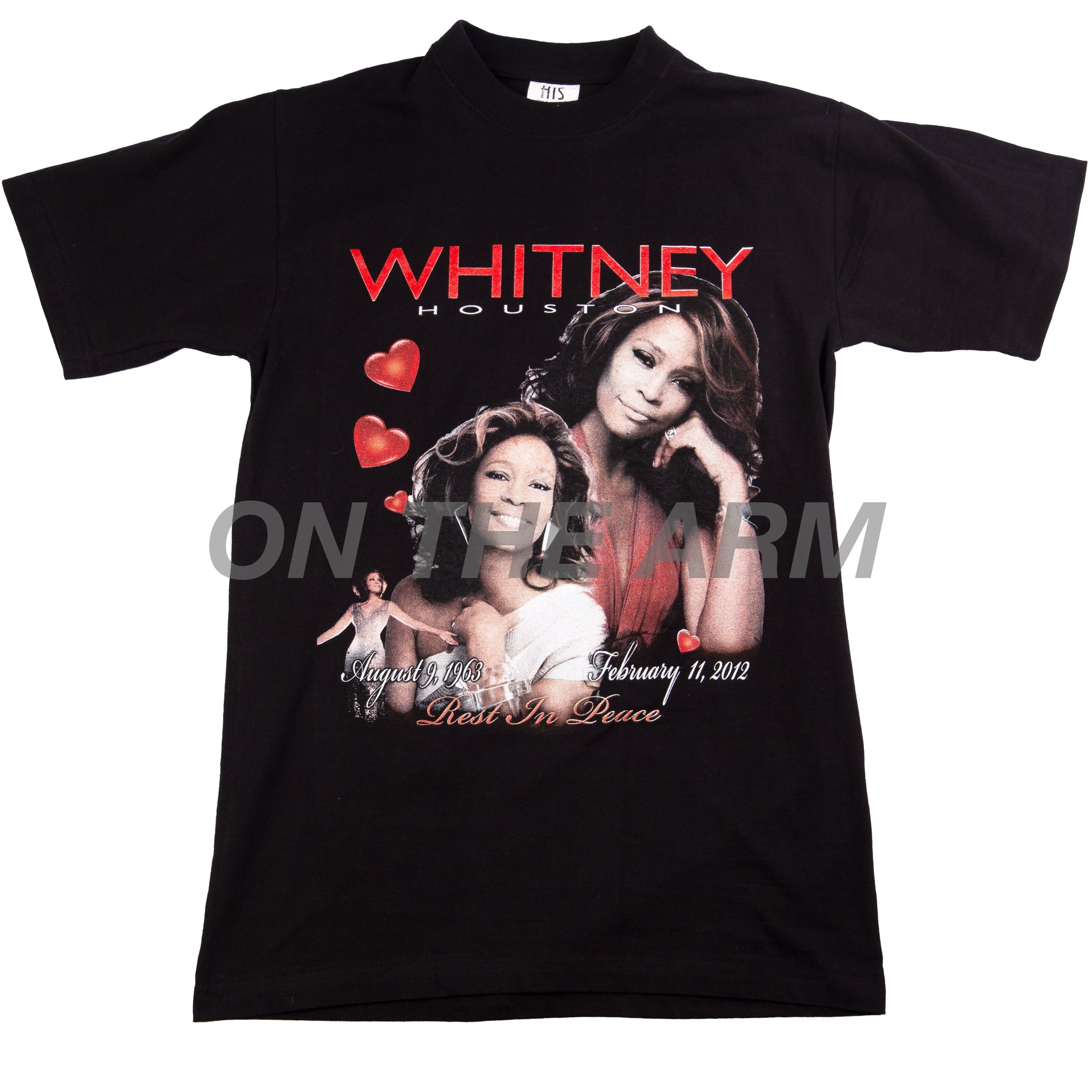 Whitney Houston Black Memorial Tee (2012)