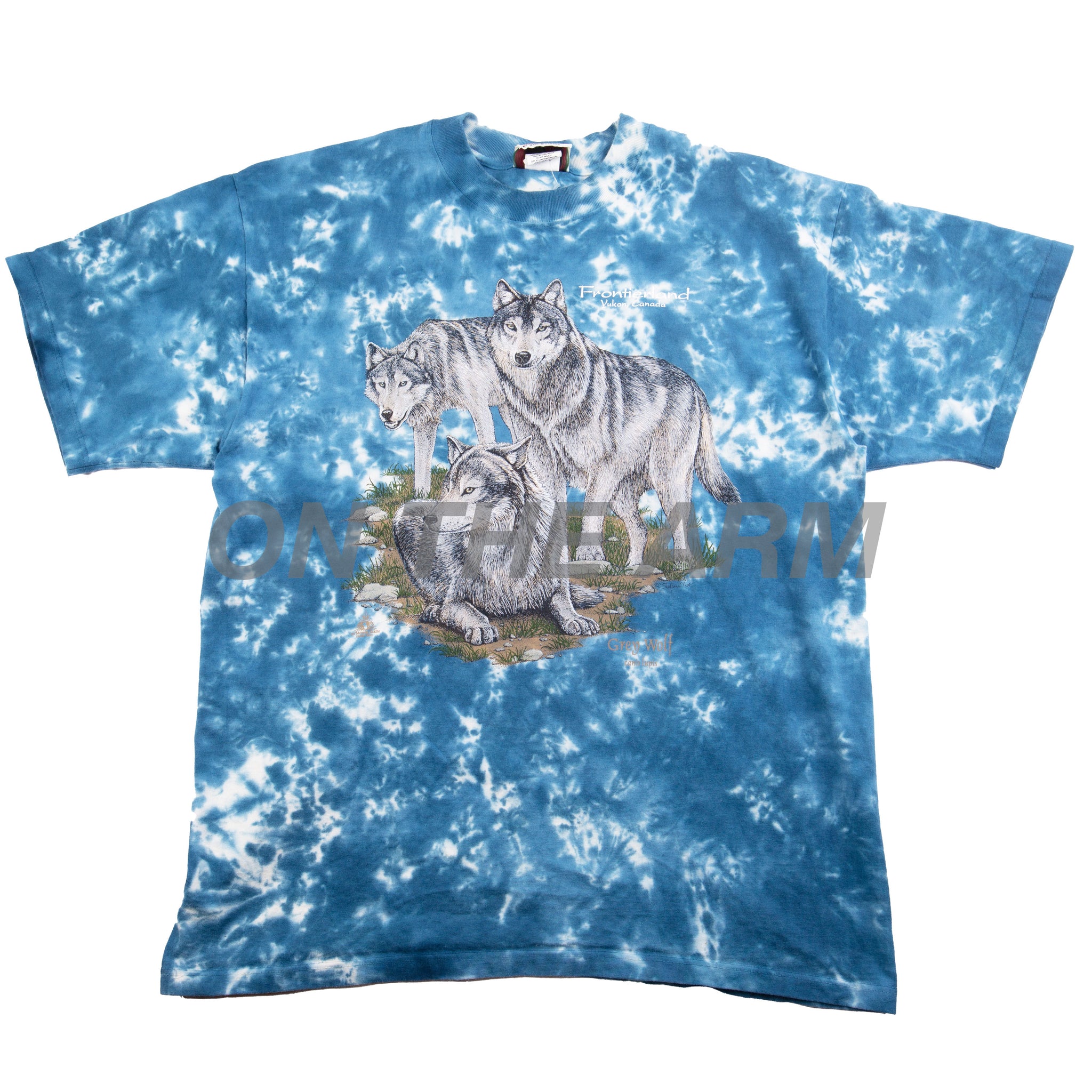 Vintage Tie Dye Wolf Tee
