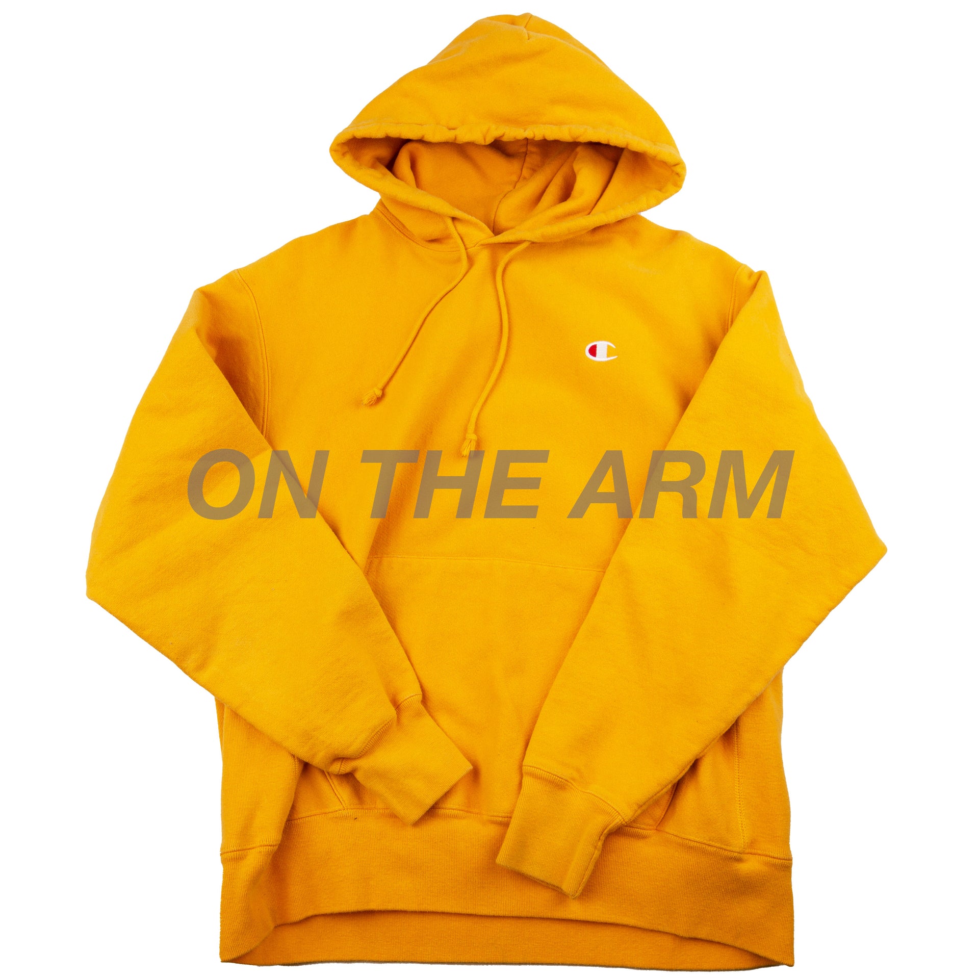 Vintage Yellow Champion Hoodie