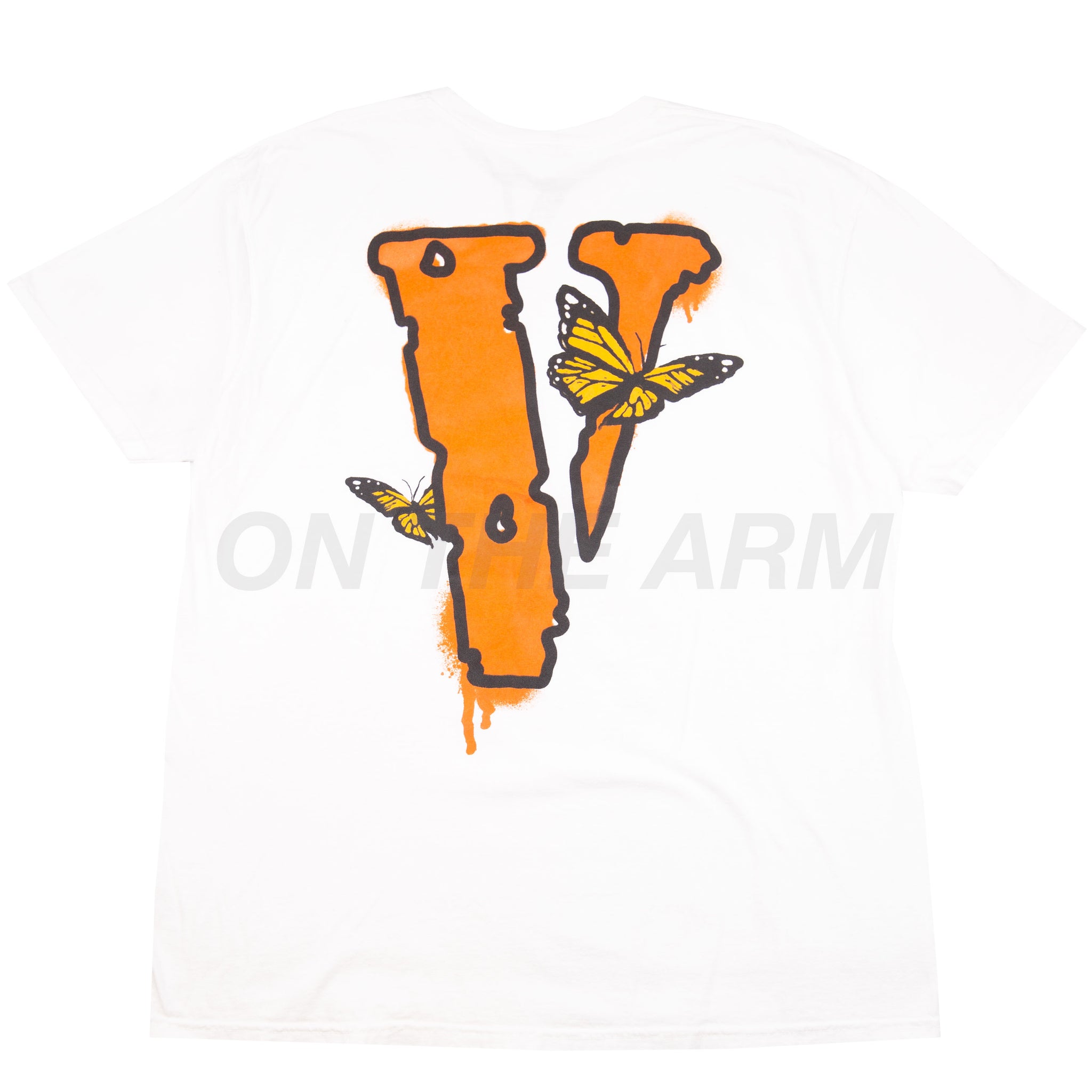 VLONE White Juice Wrld Butterfly Tee PRE-OWNED