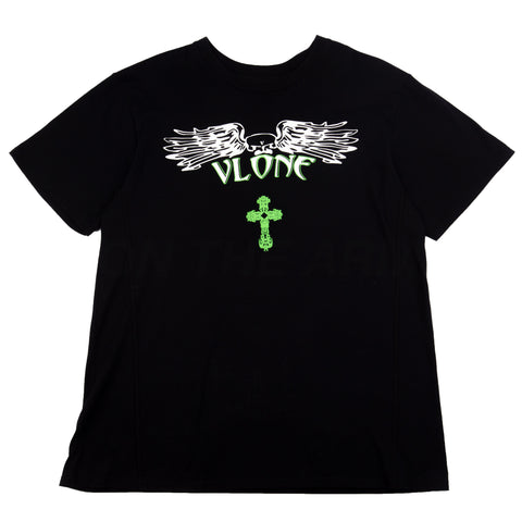 VLONE Black Cross Tee PRE-OWNED