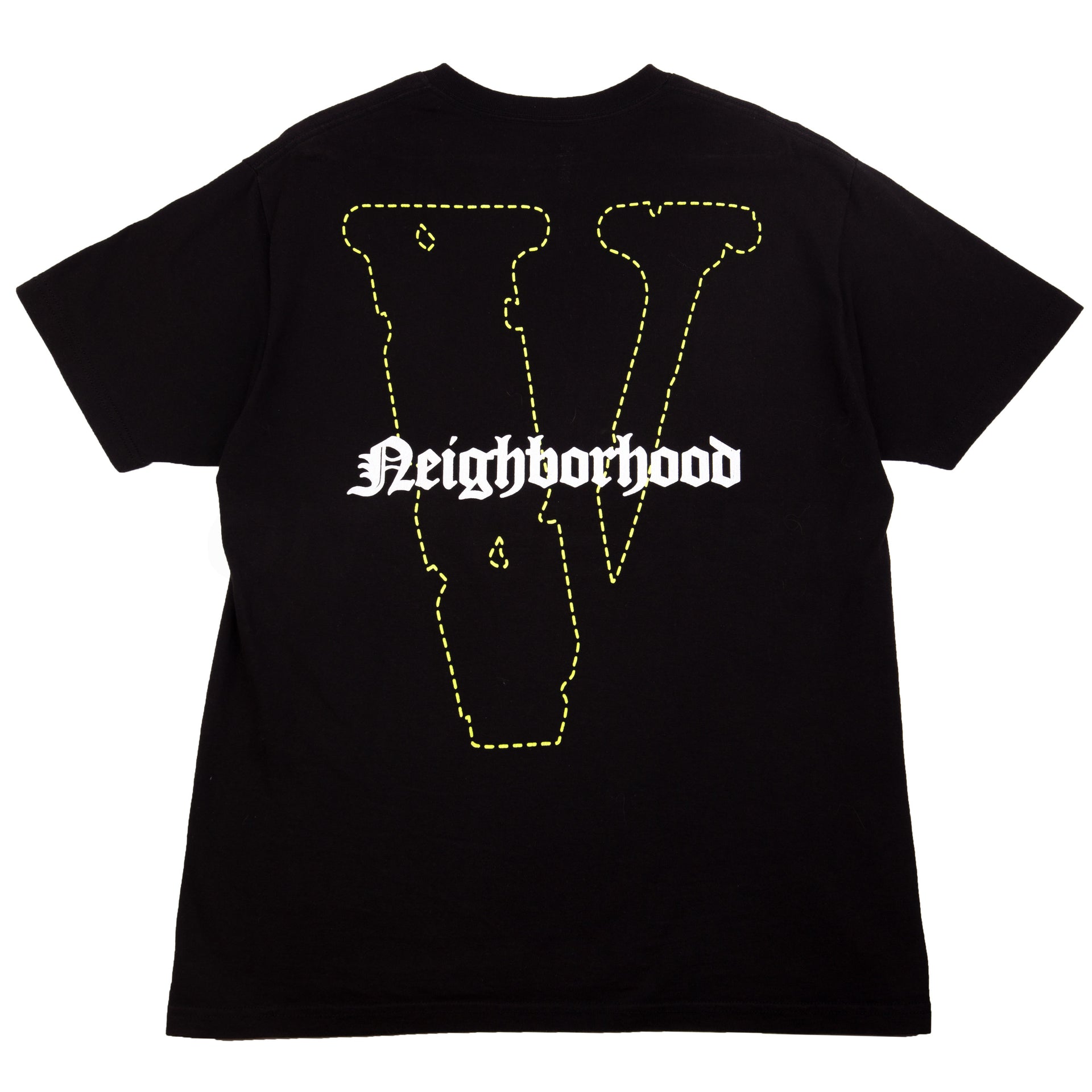 VLONE Black Neighborhood Skull Tee PRE-OWNED