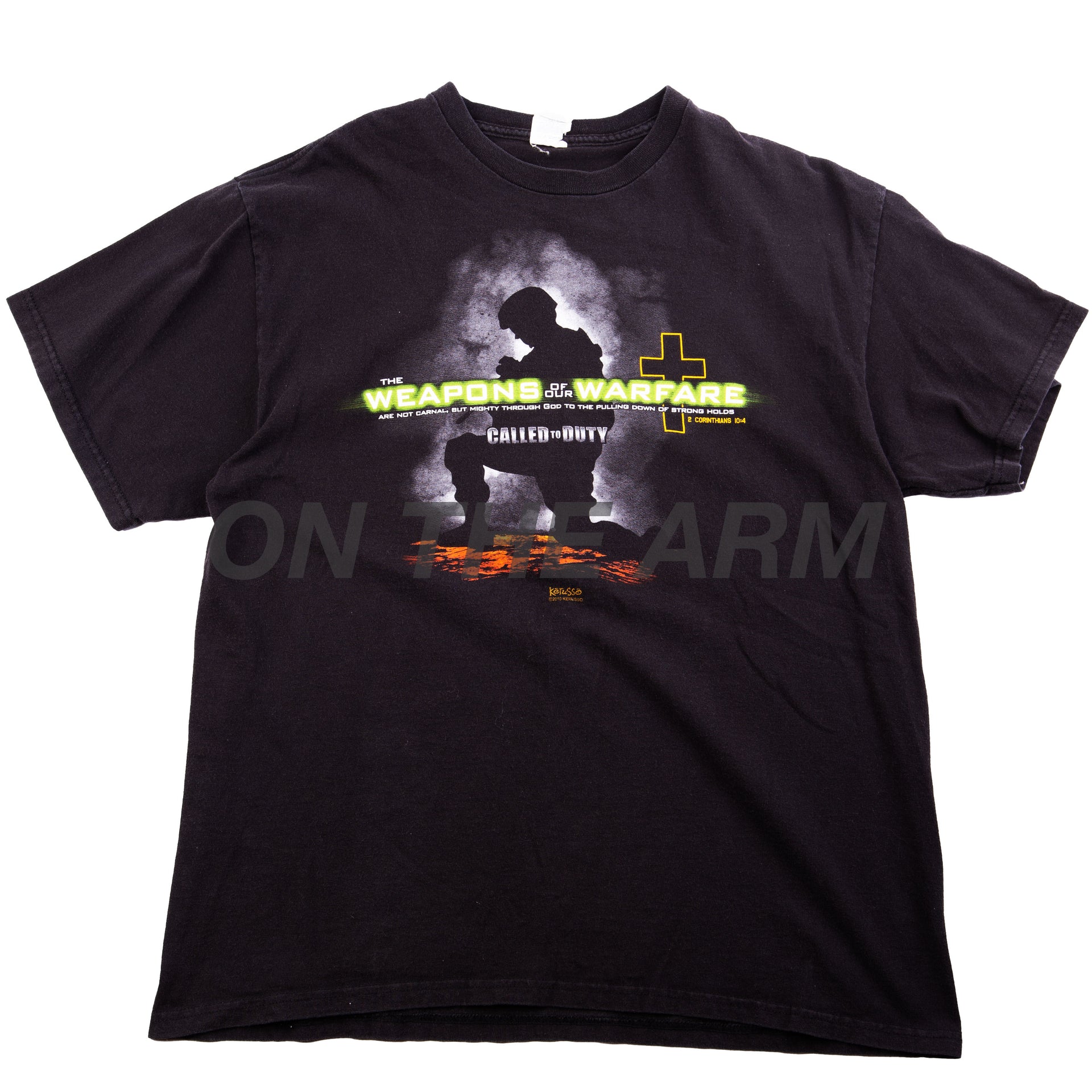 Vintage Black Called To Duty Tee