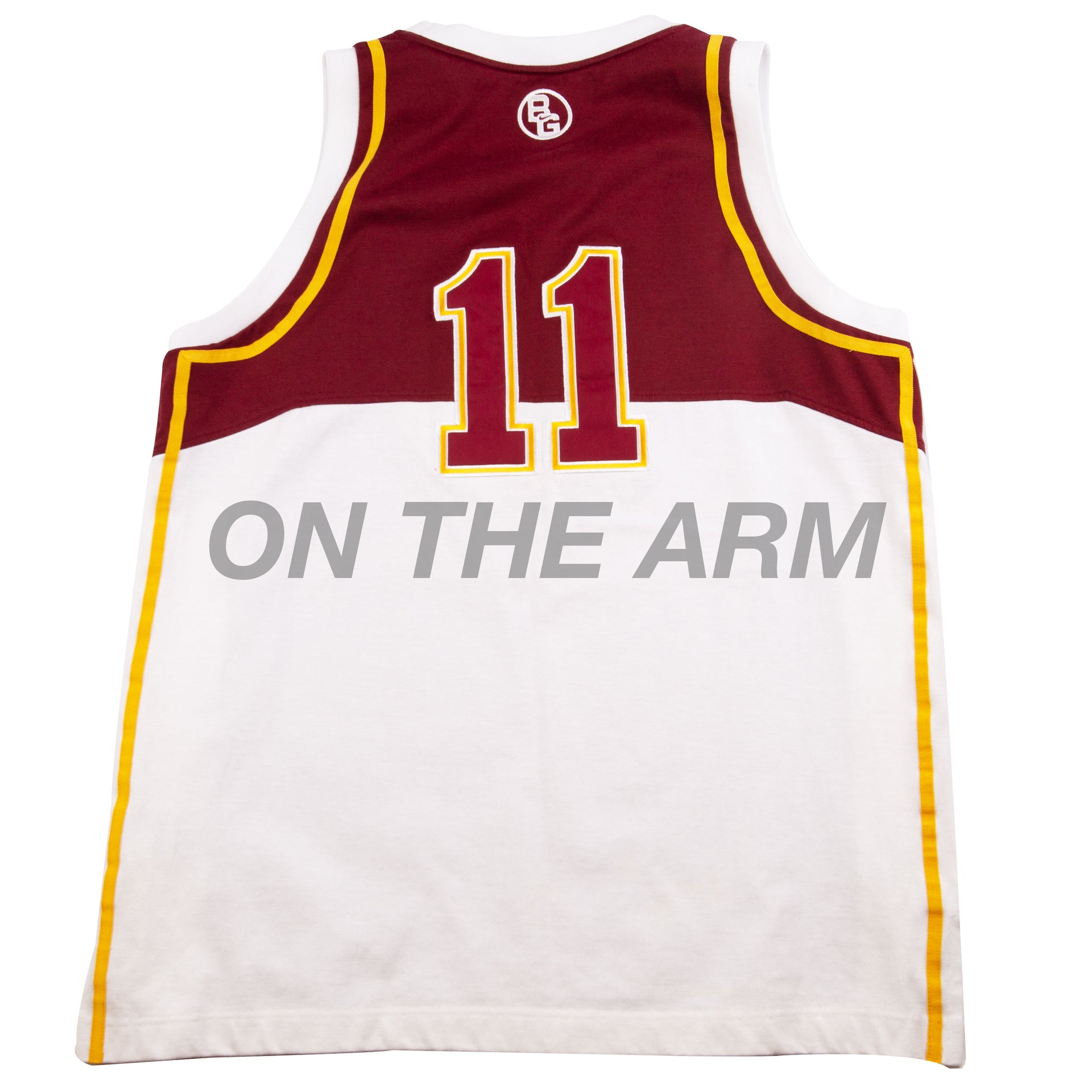 Vintage Maroon Nike Venice Beach Courts Jersey (2000's)
