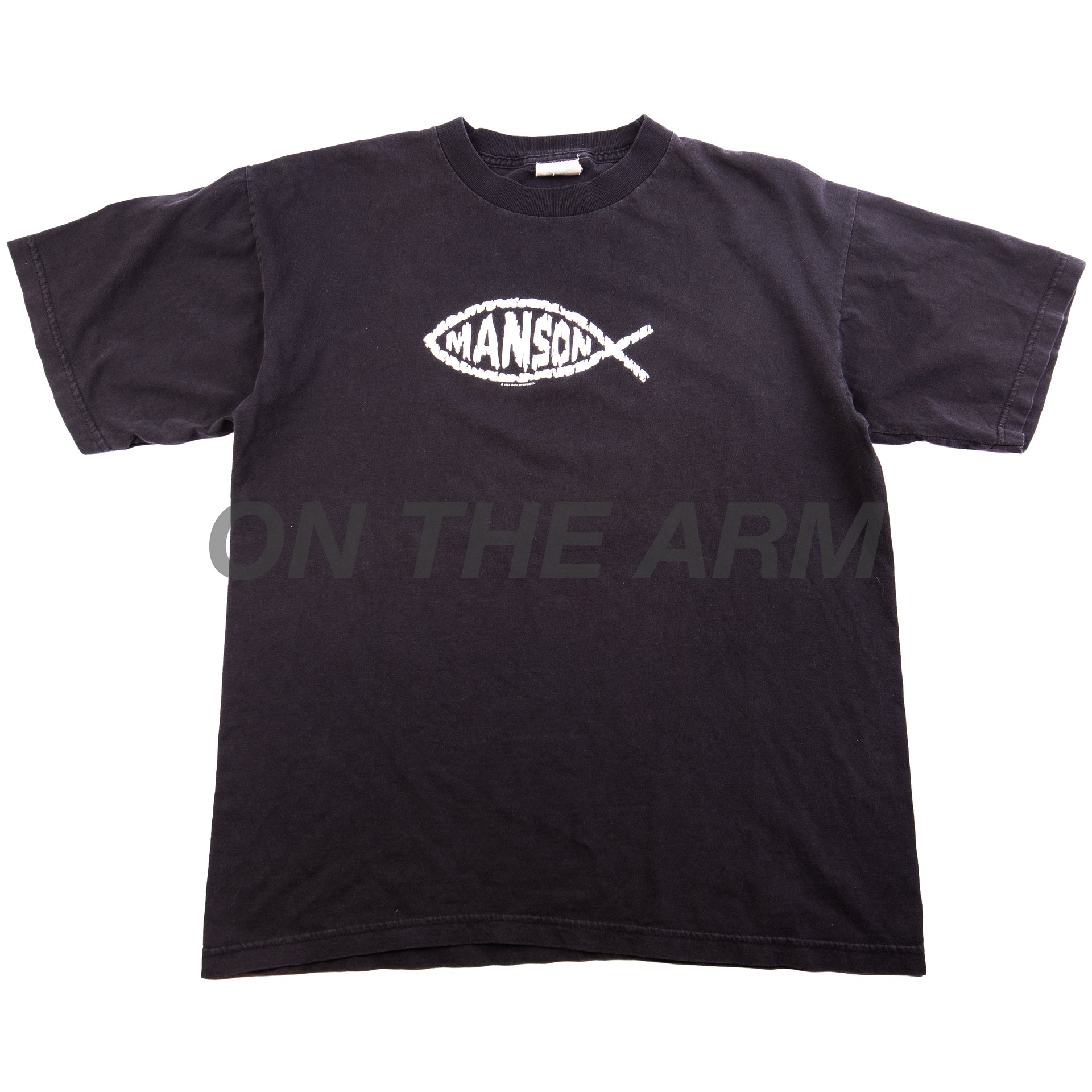 Vintage Black Marilyn Manson Fish Tee (1997)
