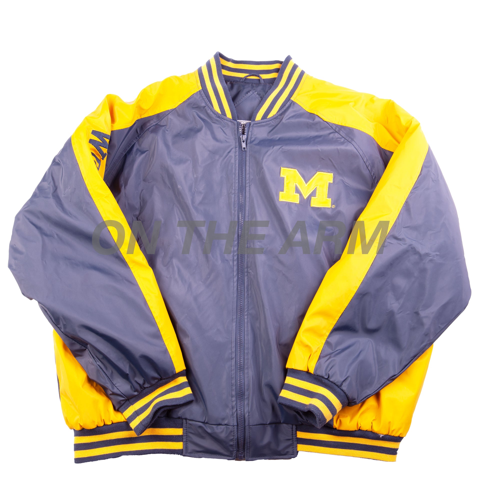 Vintage Navy/Yellow Michigan Varsity Jacket