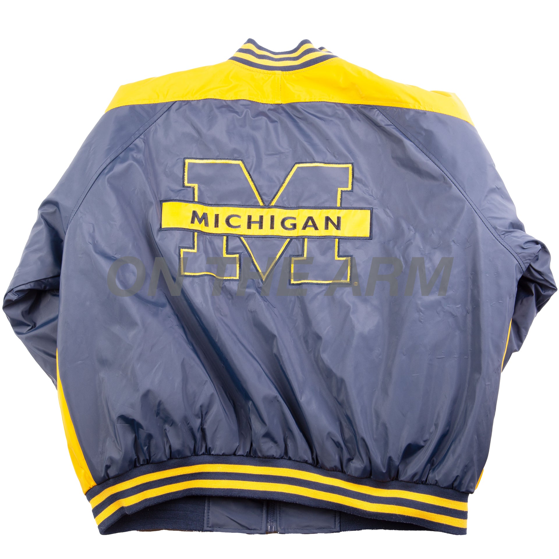 Vintage Navy/Yellow Michigan Varsity Jacket