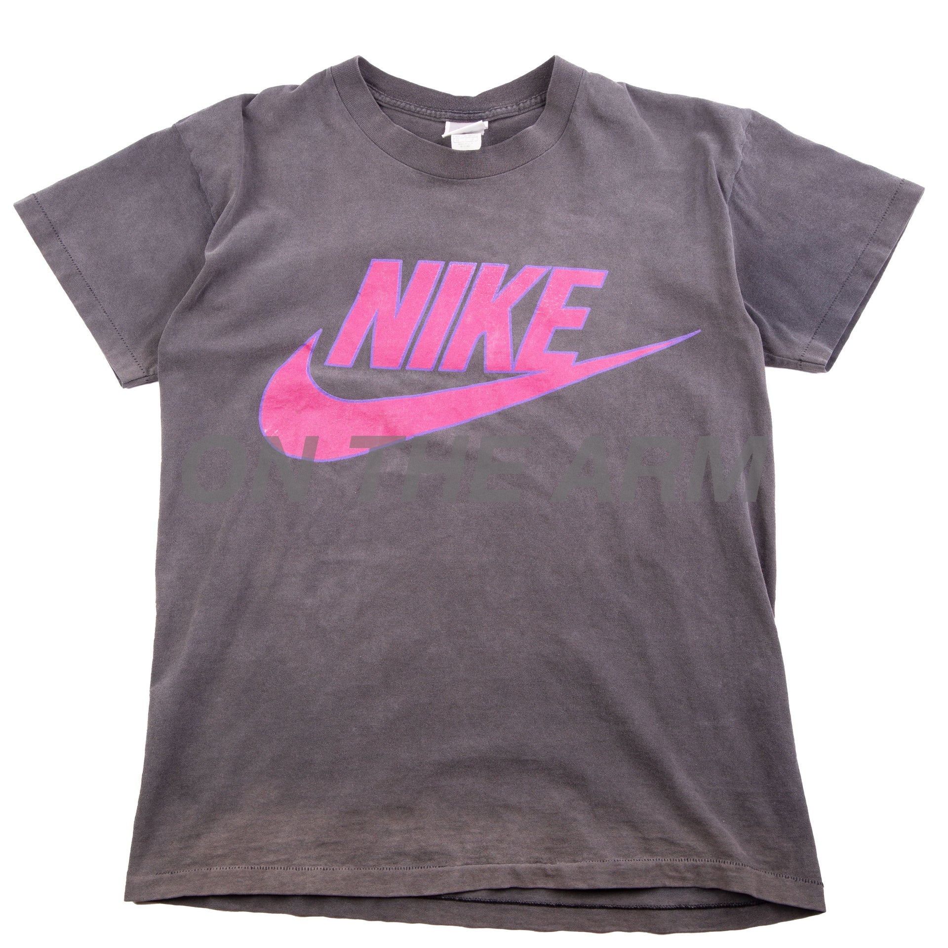 Vintage Black Nike Big Logo Tee