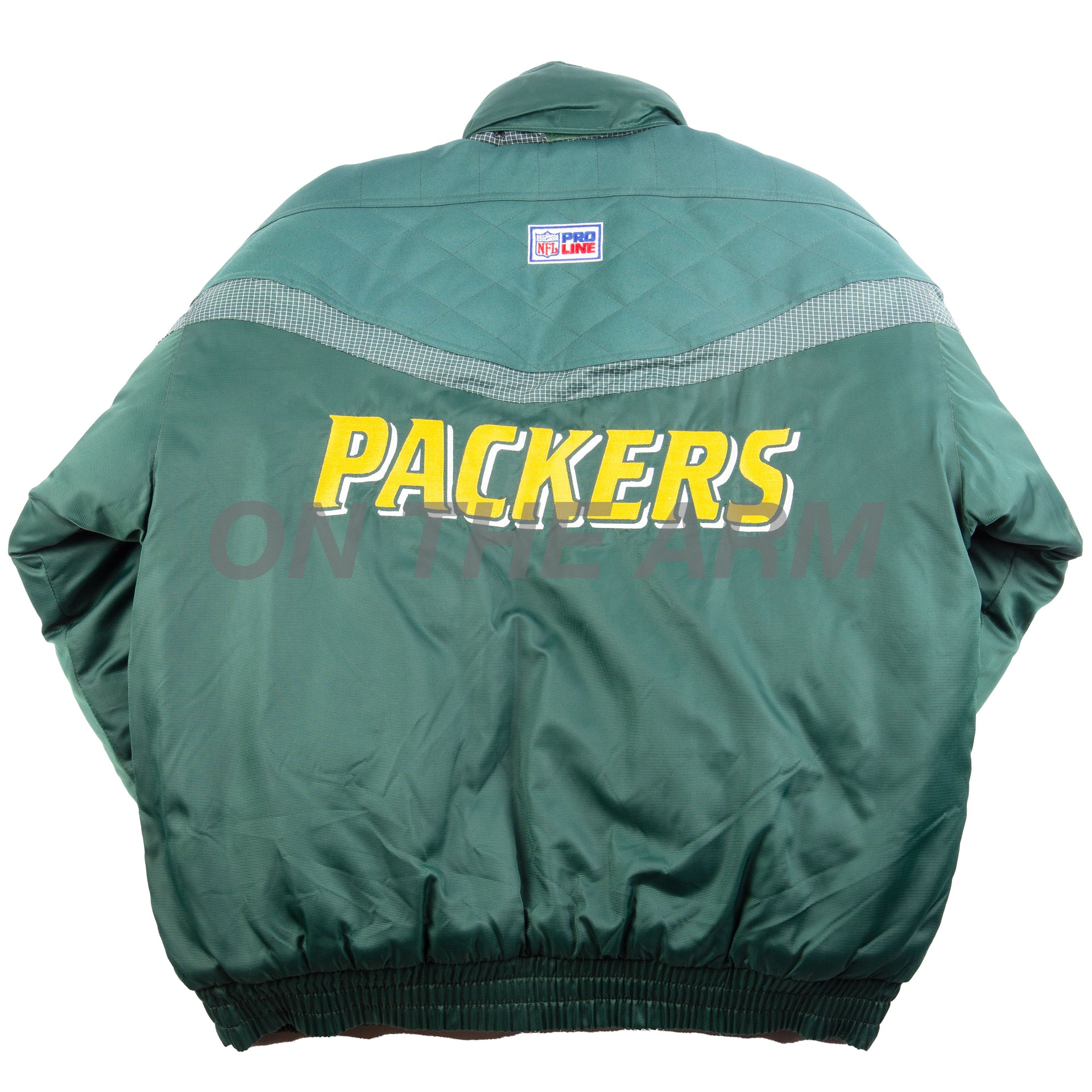 Vintage Green Packers Puffer Jacket
