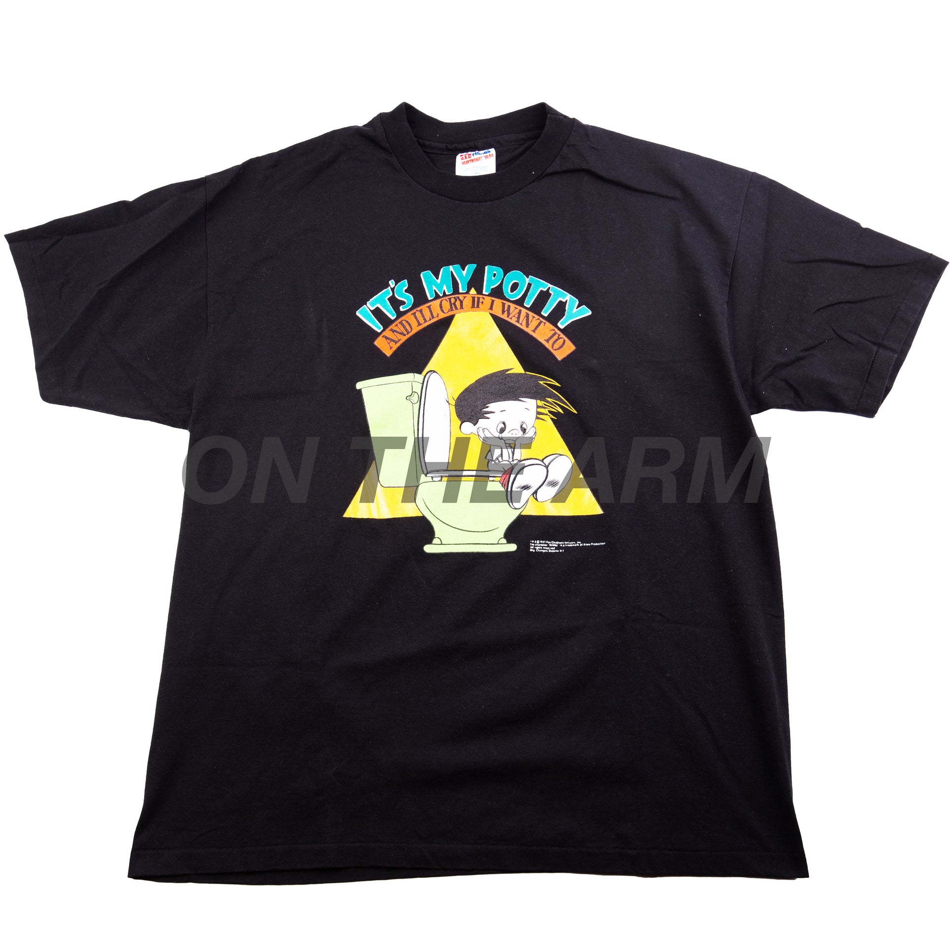 Vintage Black Bobby's World It's My Potty Tee (1991)